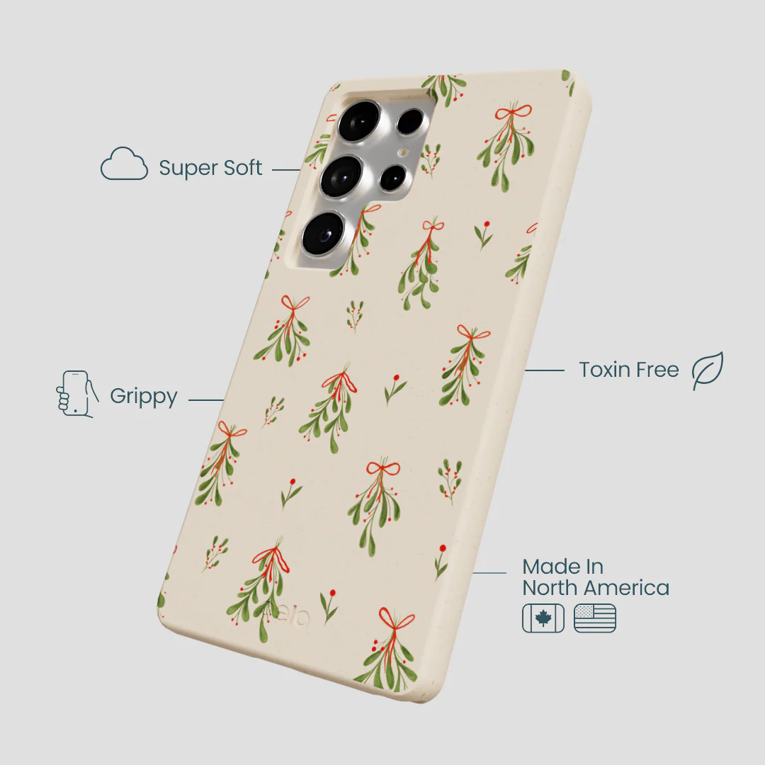 Seashell Merry Mistletoe Samsung Galaxy S25 Ultra Case - Image 4