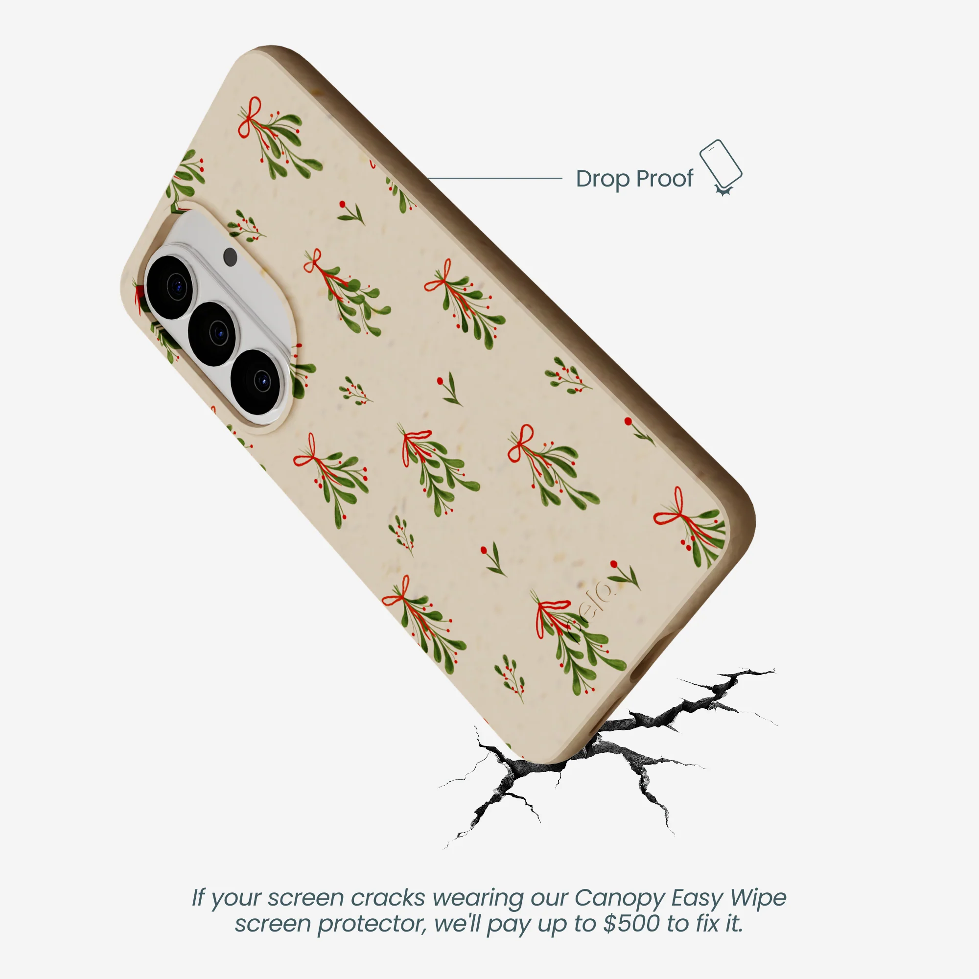 Seashell Merry Mistletoe Samsung Galaxy S26 Case - Image 5