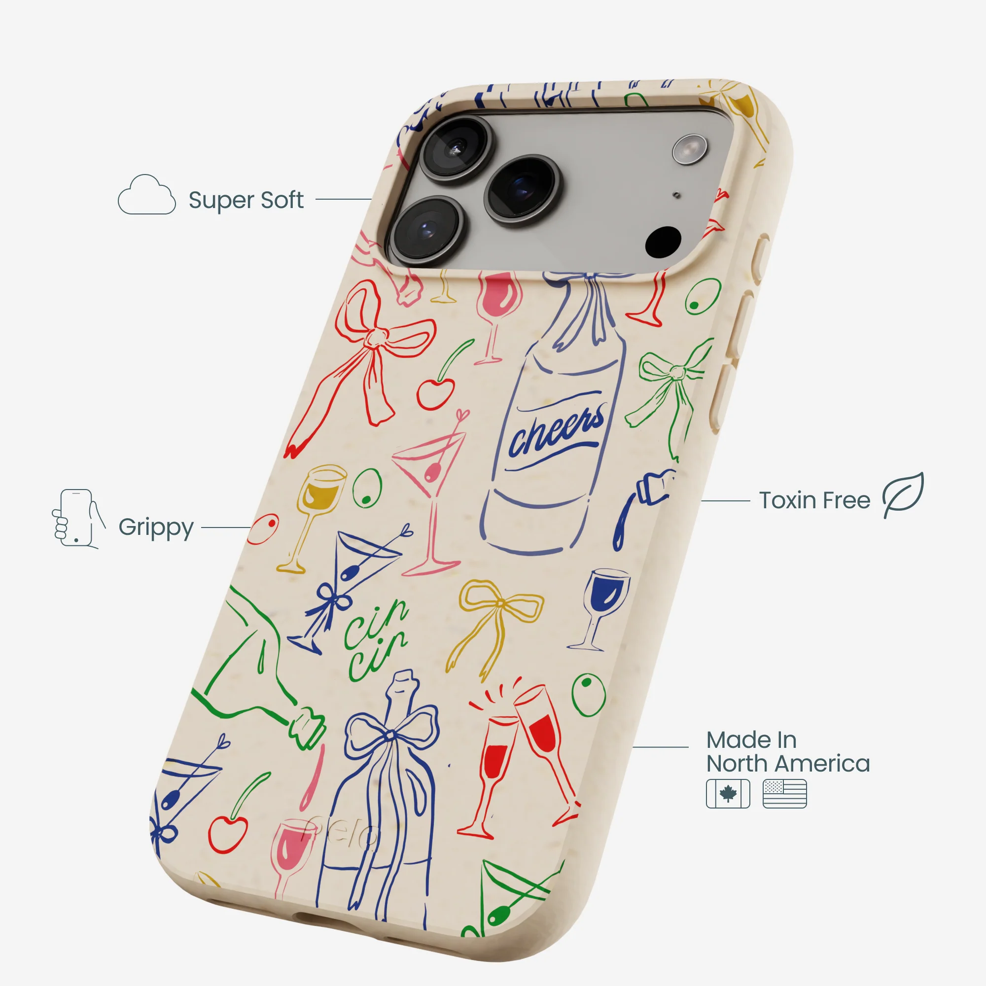 Seashell Midnight Toast iPhone 17 Pro Max Case - Image 4