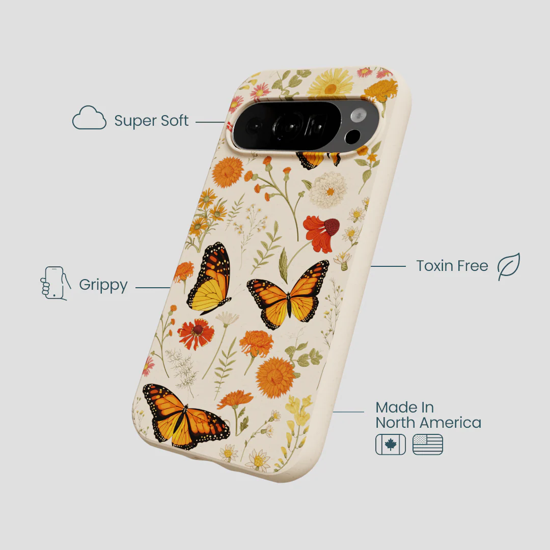 Seashell Monarch Butterfly Google Pixel 10/10 Pro Case - Image 4