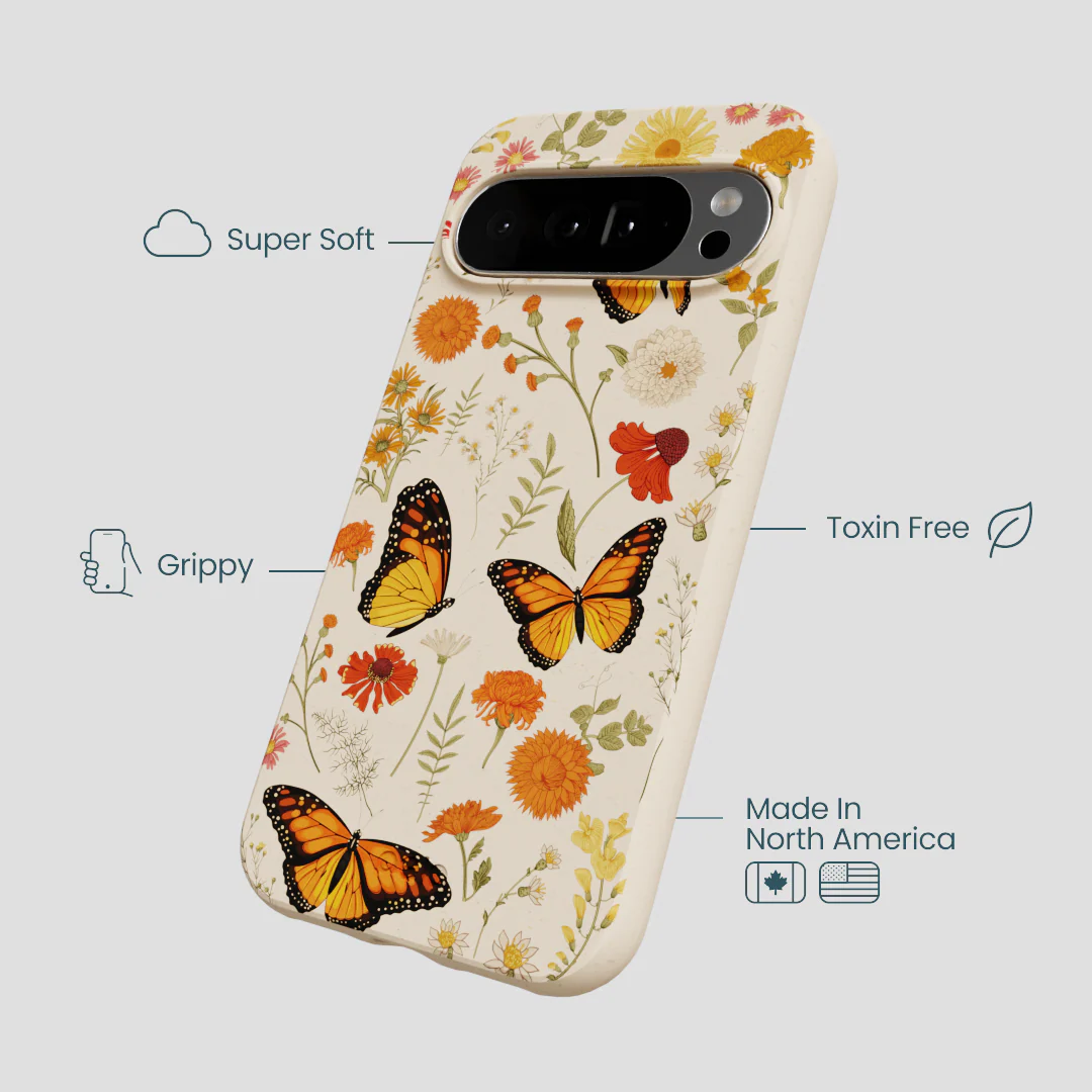 Seashell Monarch Butterfly Google Pixel 10 Pro XL Case - Image 4