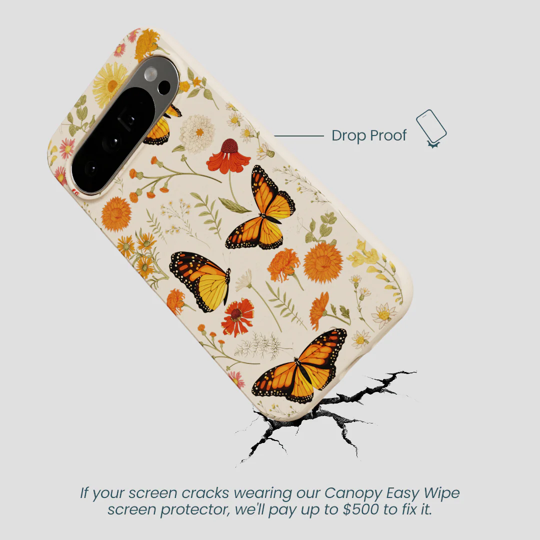 Seashell Monarch Butterfly Google Pixel 10 Pro XL Case - Image 5