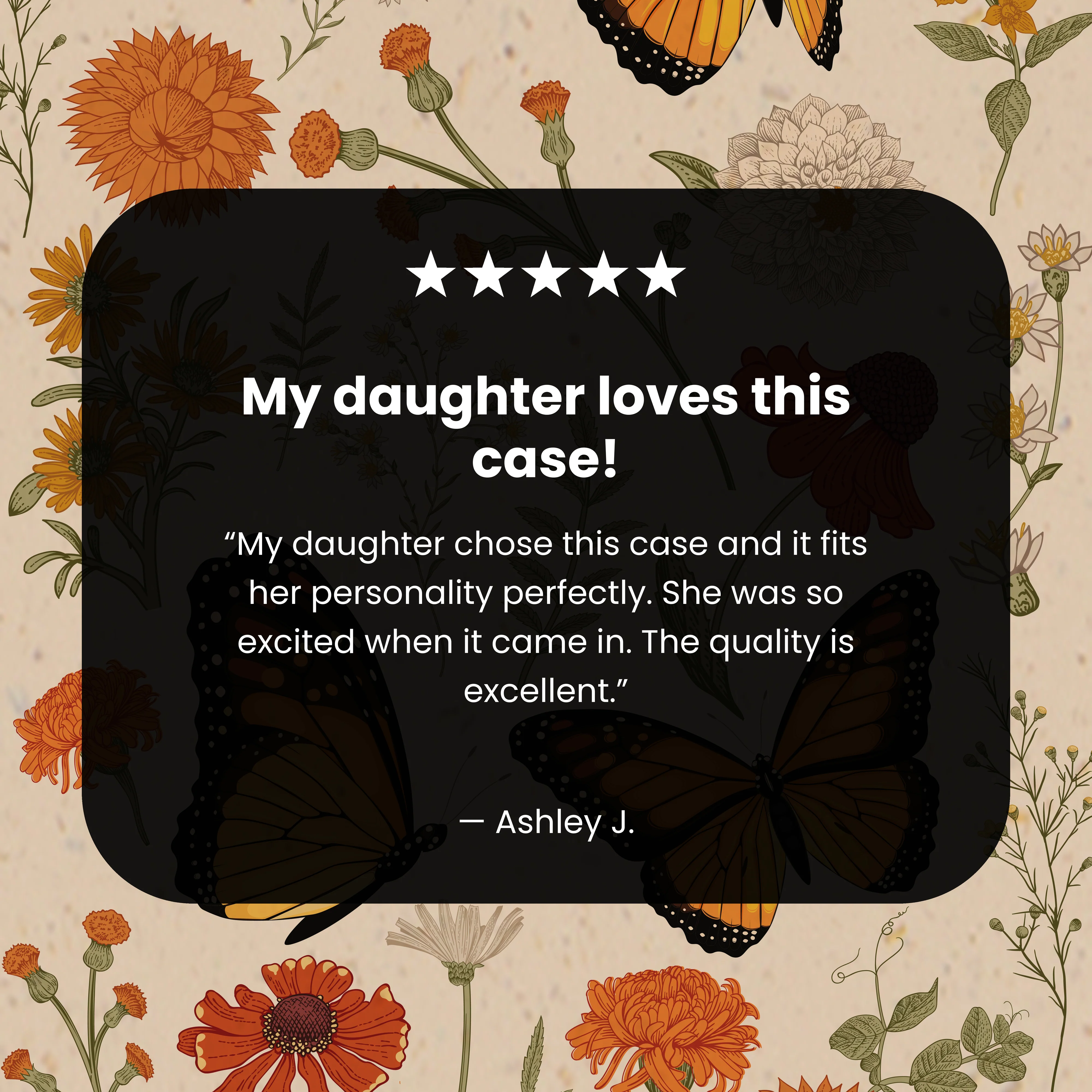 Seashell Monarch Butterfly Google Pixel 9a Case - Image 6