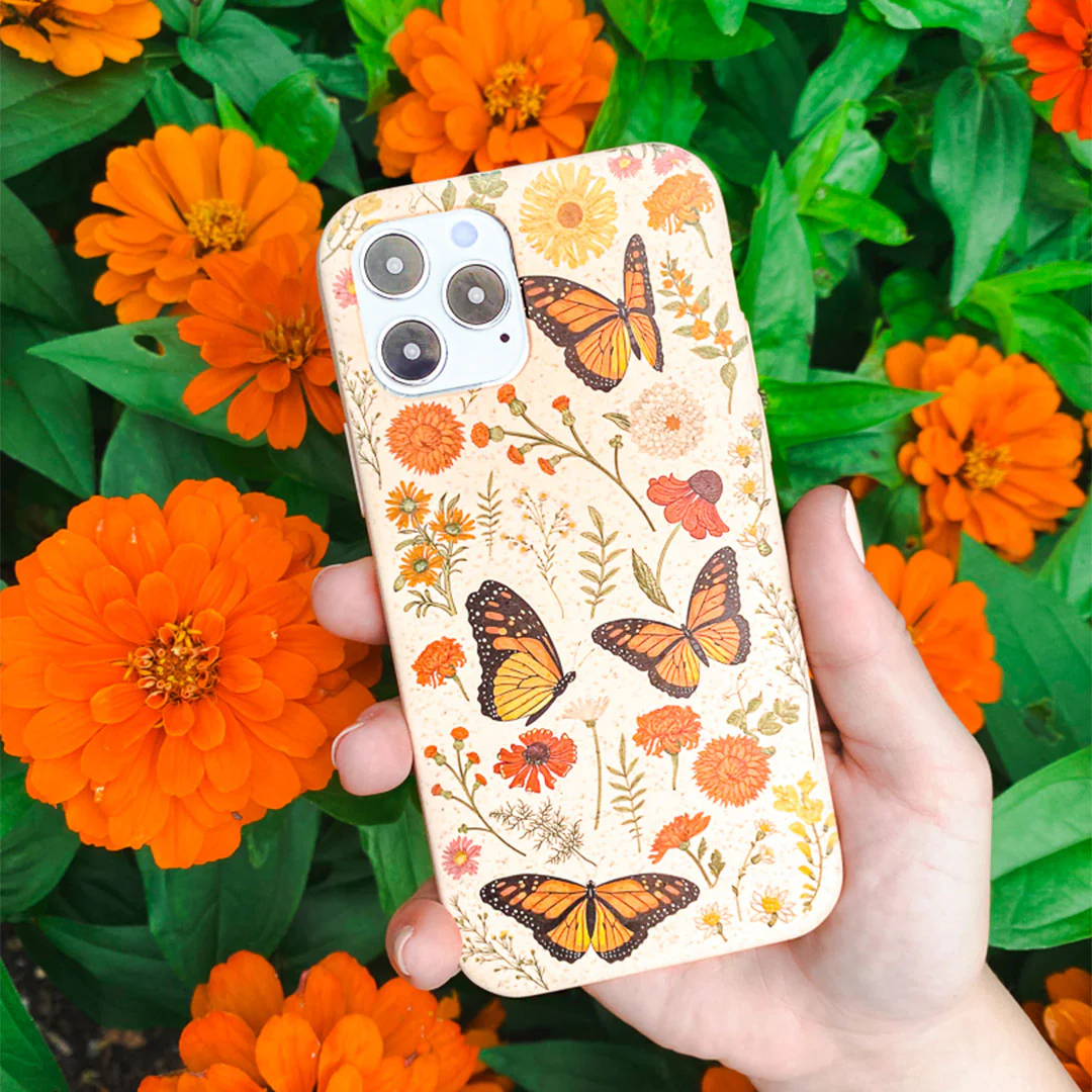 Seashell Monarch Butterfly Samsung Galaxy S26 Ultra Case - Image 2