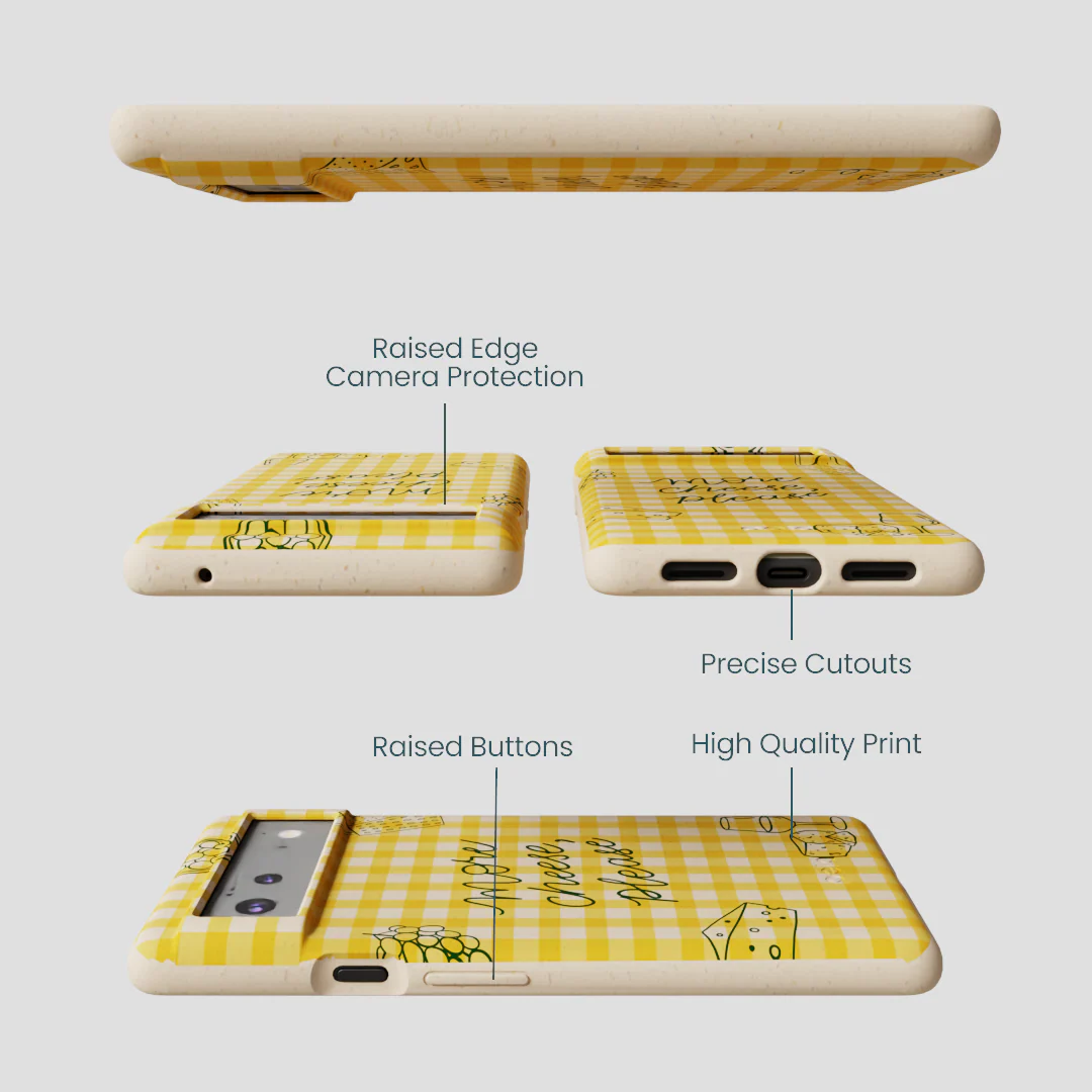 Seashell More Cheese Google Pixel 6 Case - Image 3