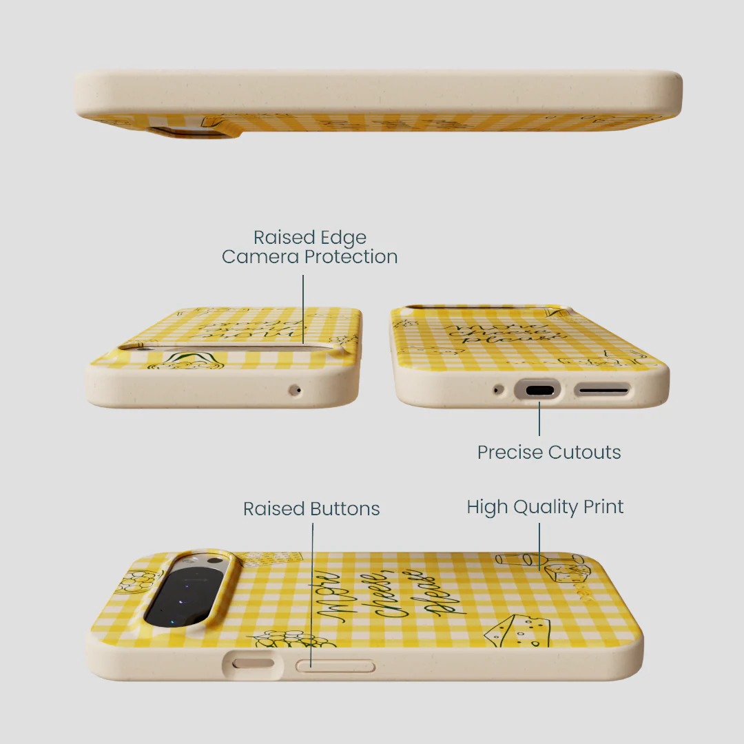 Seashell More Cheese Google Pixel 9 Pro XL Case - Image 3
