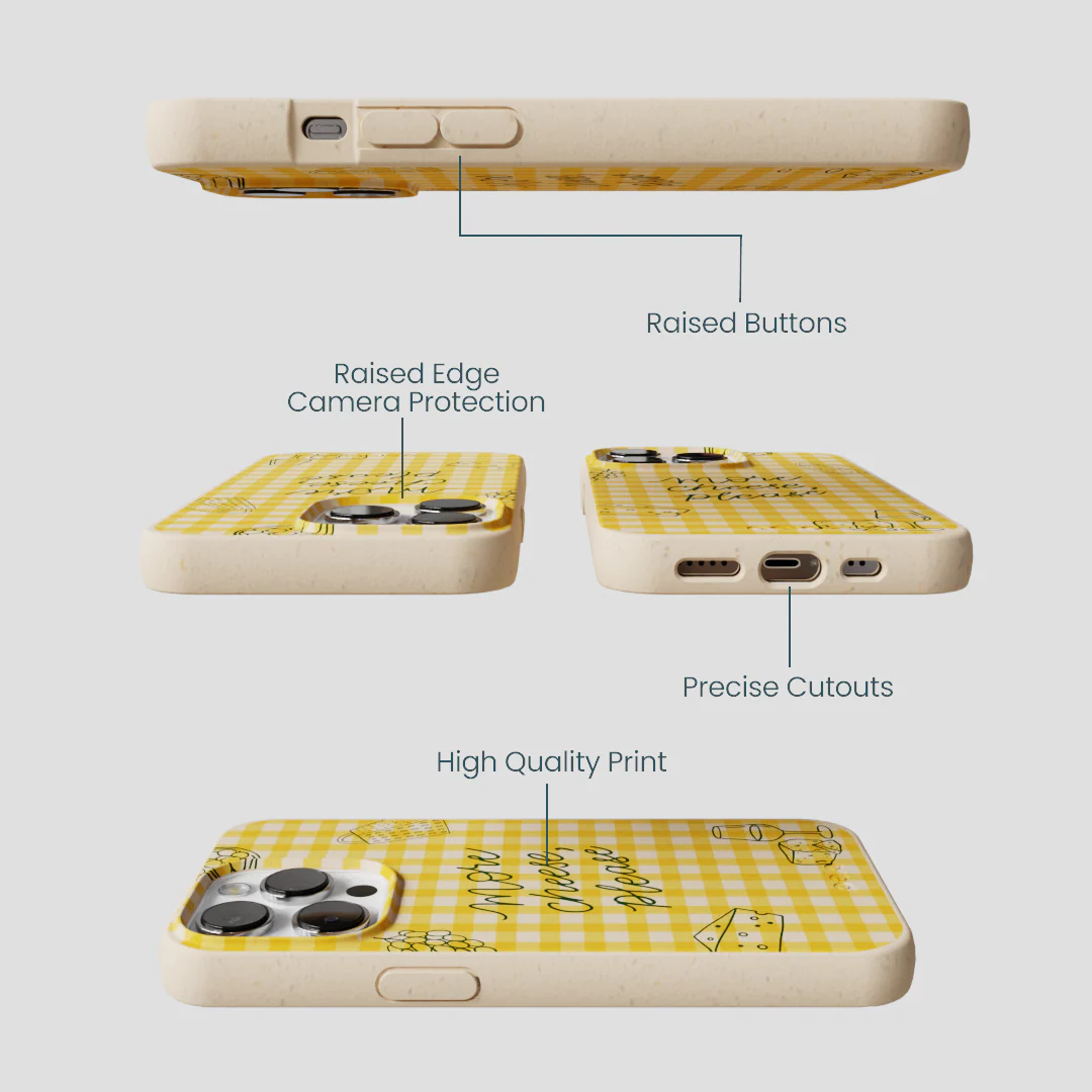 Seashell More Cheese iPhone 13 Pro Case - Image 3