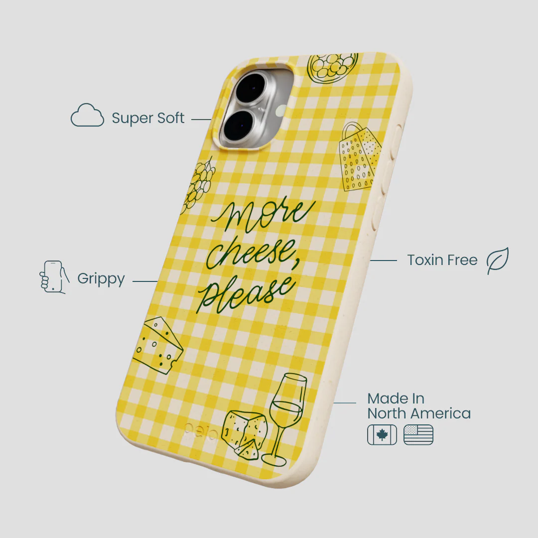 Seashell More Cheese iPhone 16 Plus Case - Image 4