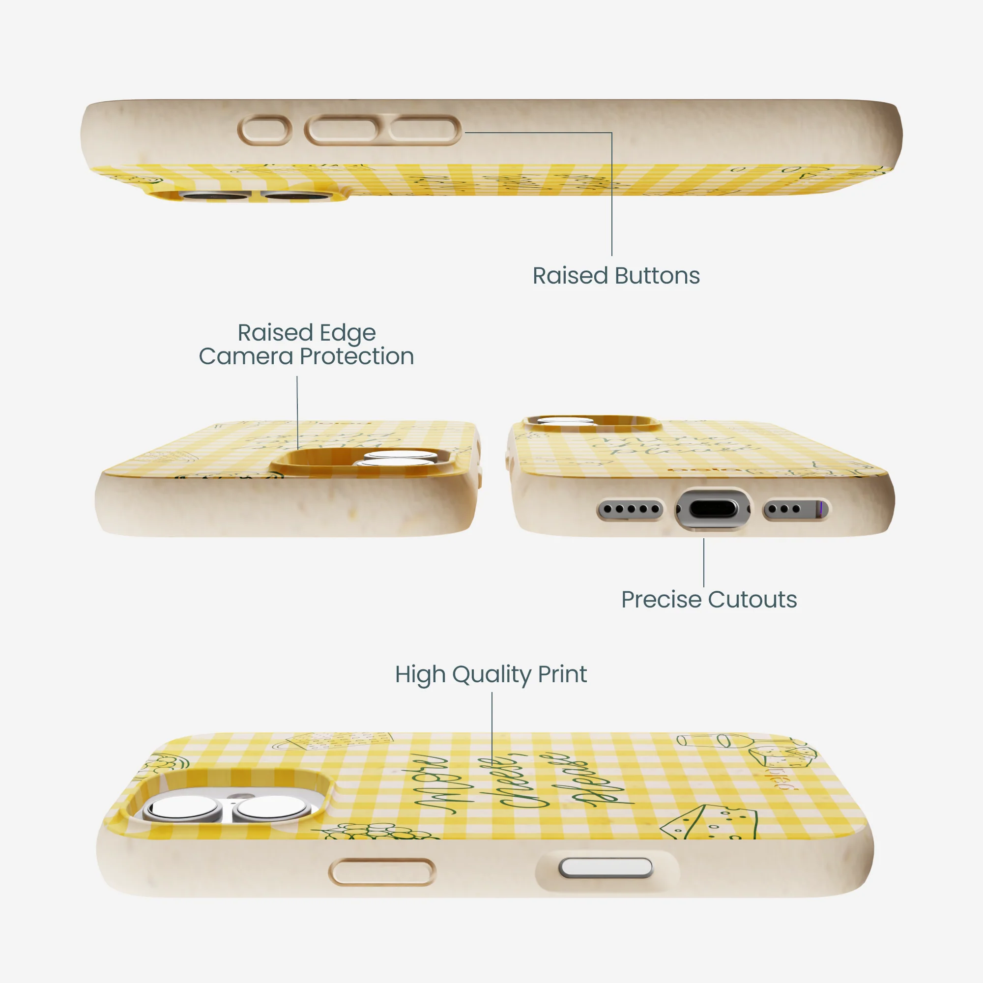 Seashell More Cheese iPhone 17 Case - Image 3