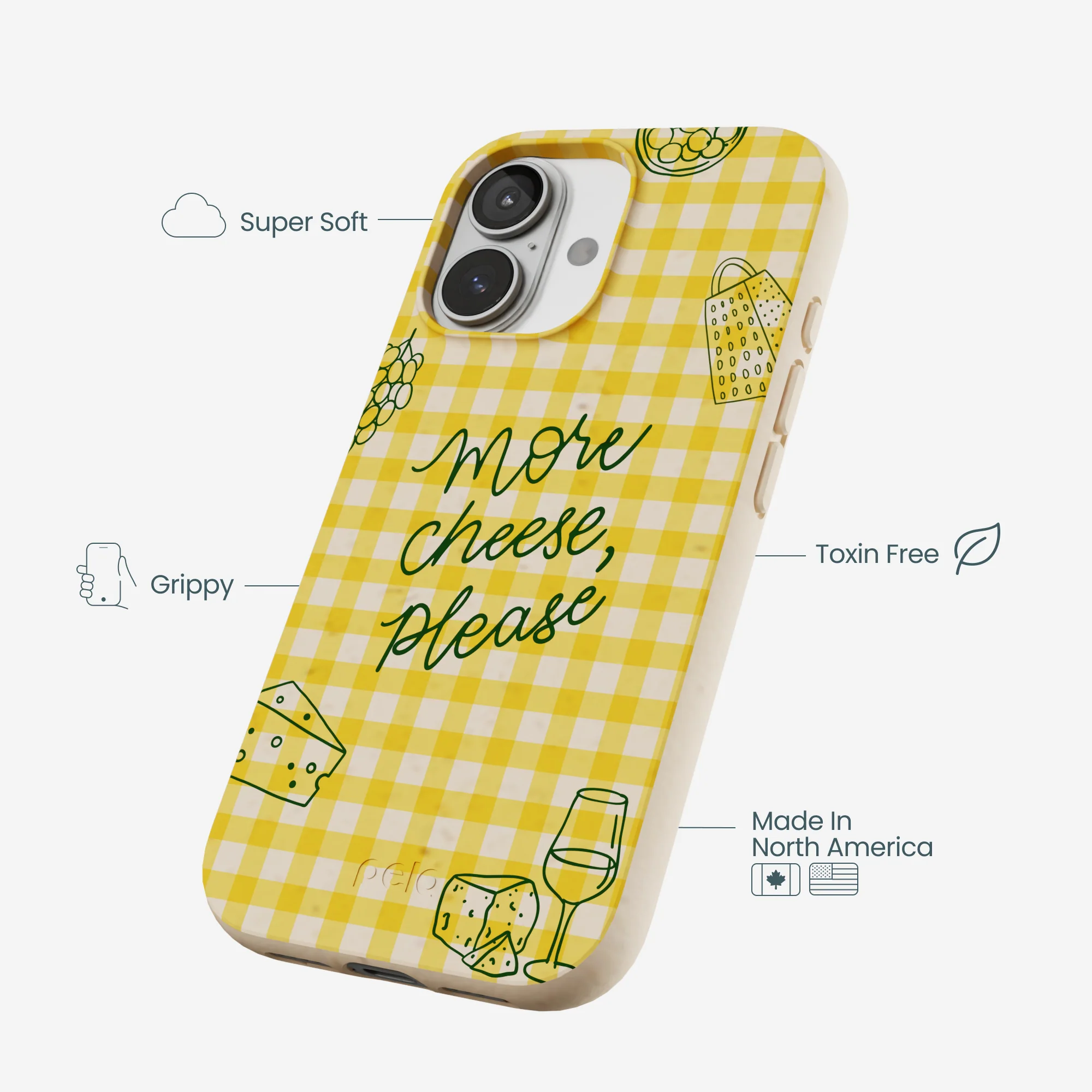 Seashell More Cheese iPhone 17 Case - Image 4