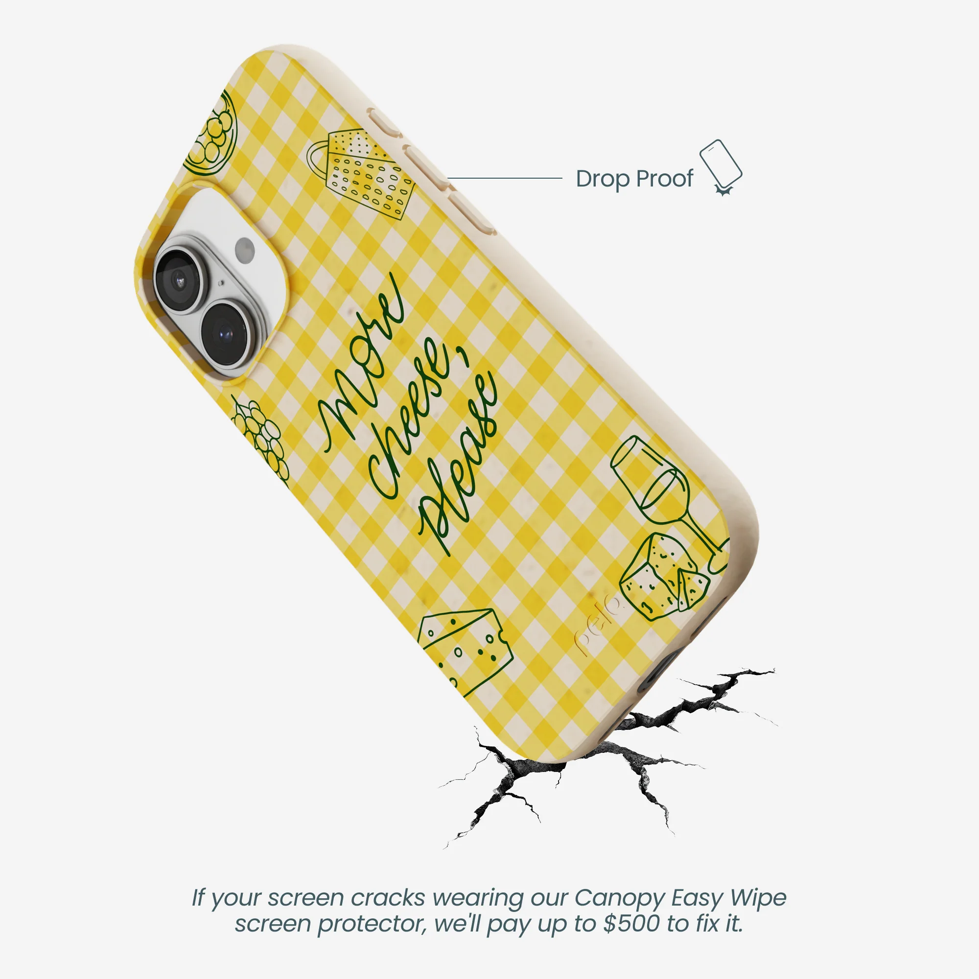 Seashell More Cheese iPhone 17 Case - Image 5
