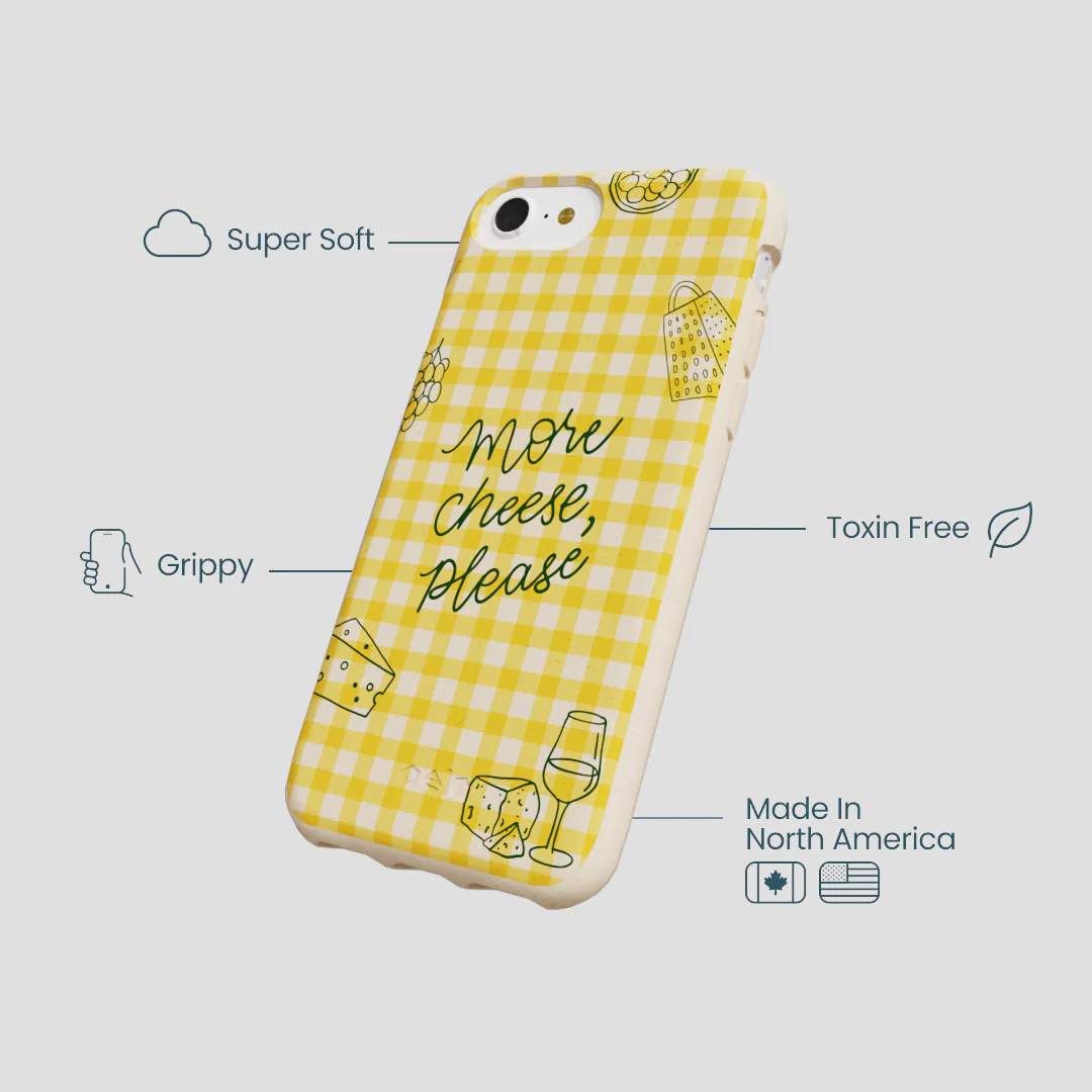 Seashell More Cheese iPhone 6/6s/7/8/SE Case - Image 4