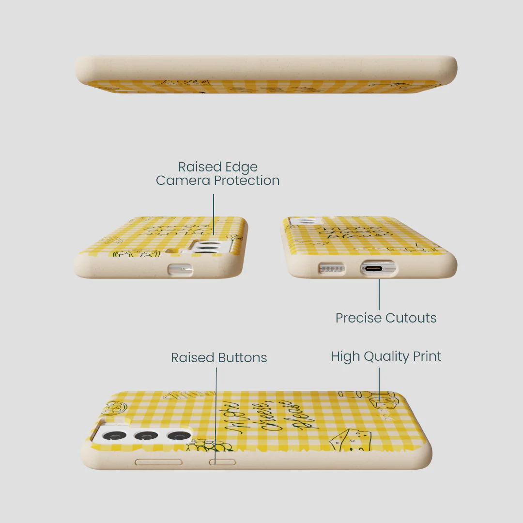 Seashell More Cheese Samsung Galaxy S21 Case - Image 3