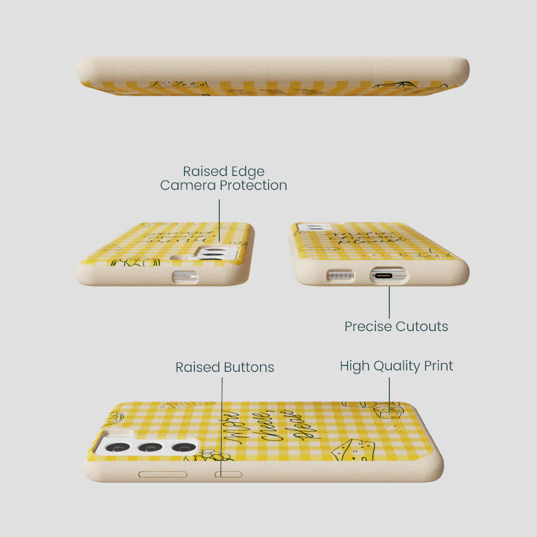 Seashell More Cheese Samsung Galaxy S22 Case - Image 3