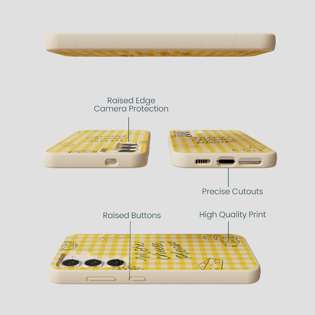 Seashell More Cheese Samsung Galaxy S23 Case - Image 3