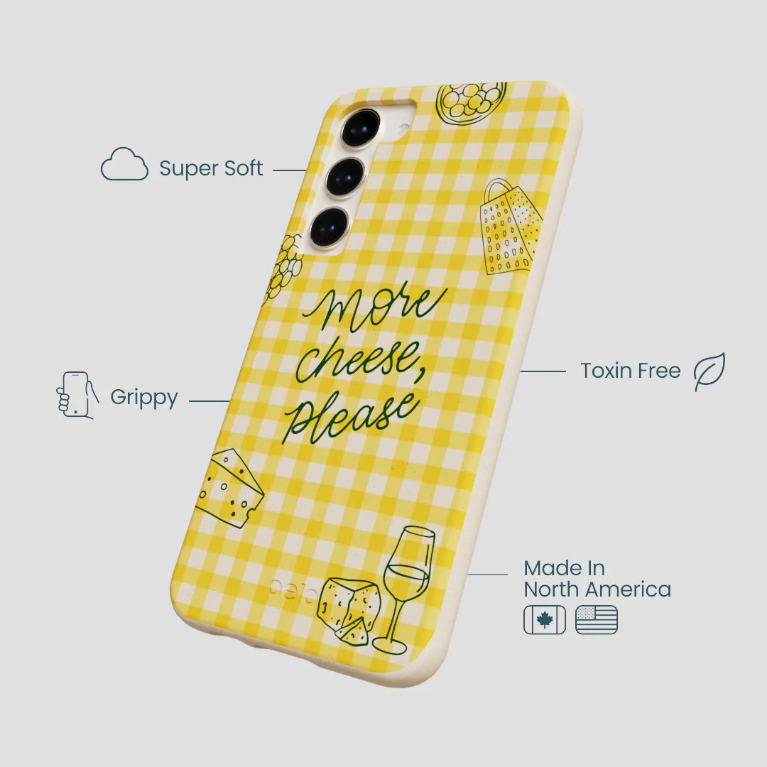 Seashell More Cheese Samsung Galaxy S23+(Plus) Case - Image 4