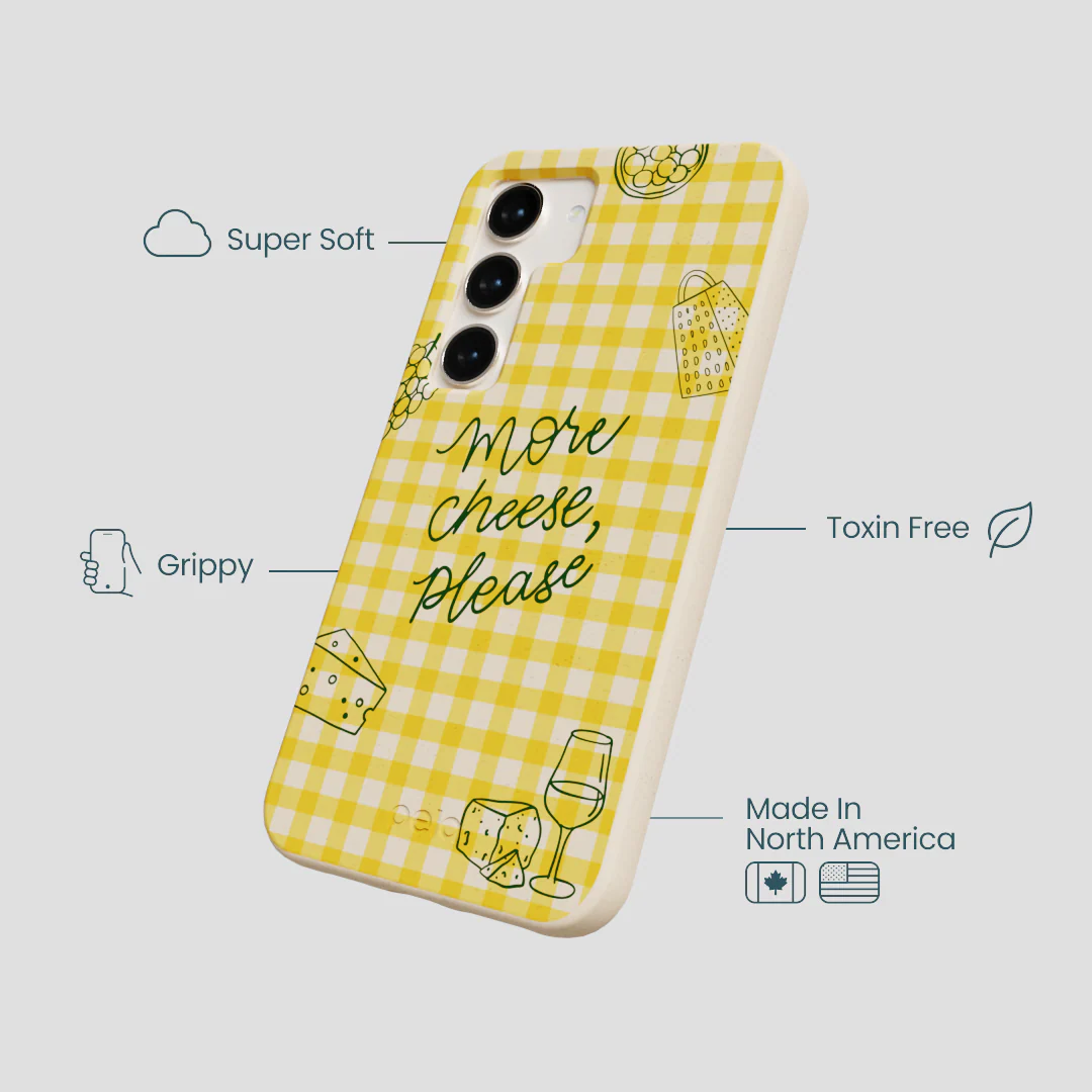 Seashell More Cheese Samsung Galaxy S24 Case - Image 4