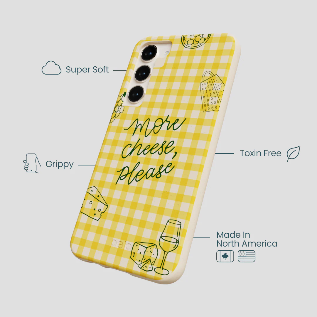 Seashell More Cheese Samsung Galaxy S24+(Plus) Case - Image 4