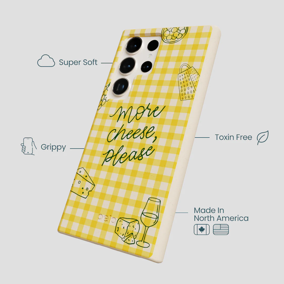 Seashell More Cheese Samsung Galaxy S24 Ultra Case - Image 4