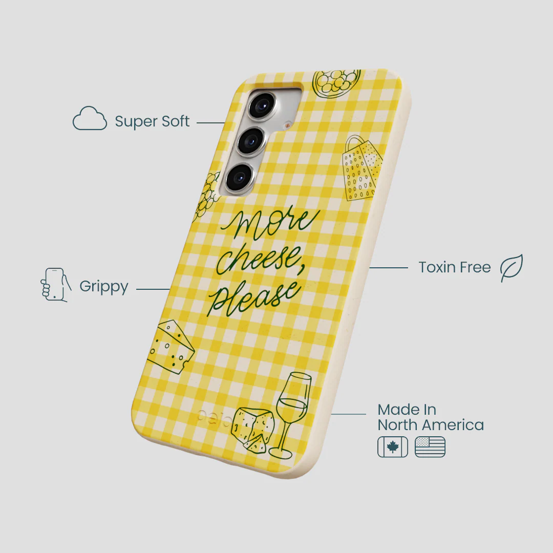 Seashell More Cheese Samsung Galaxy S25 Case - Image 4