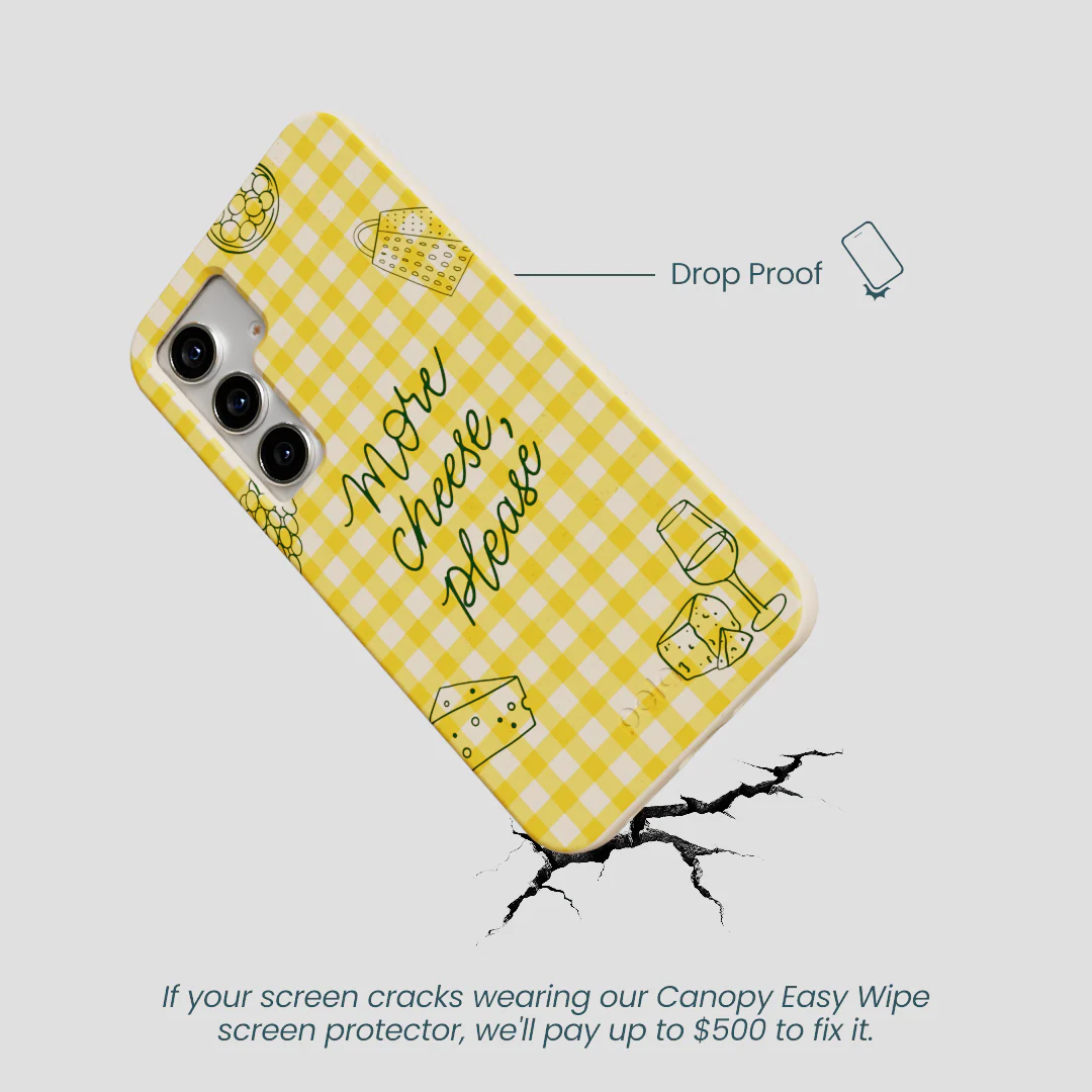 Seashell More Cheese Samsung Galaxy S25 Case - Image 5