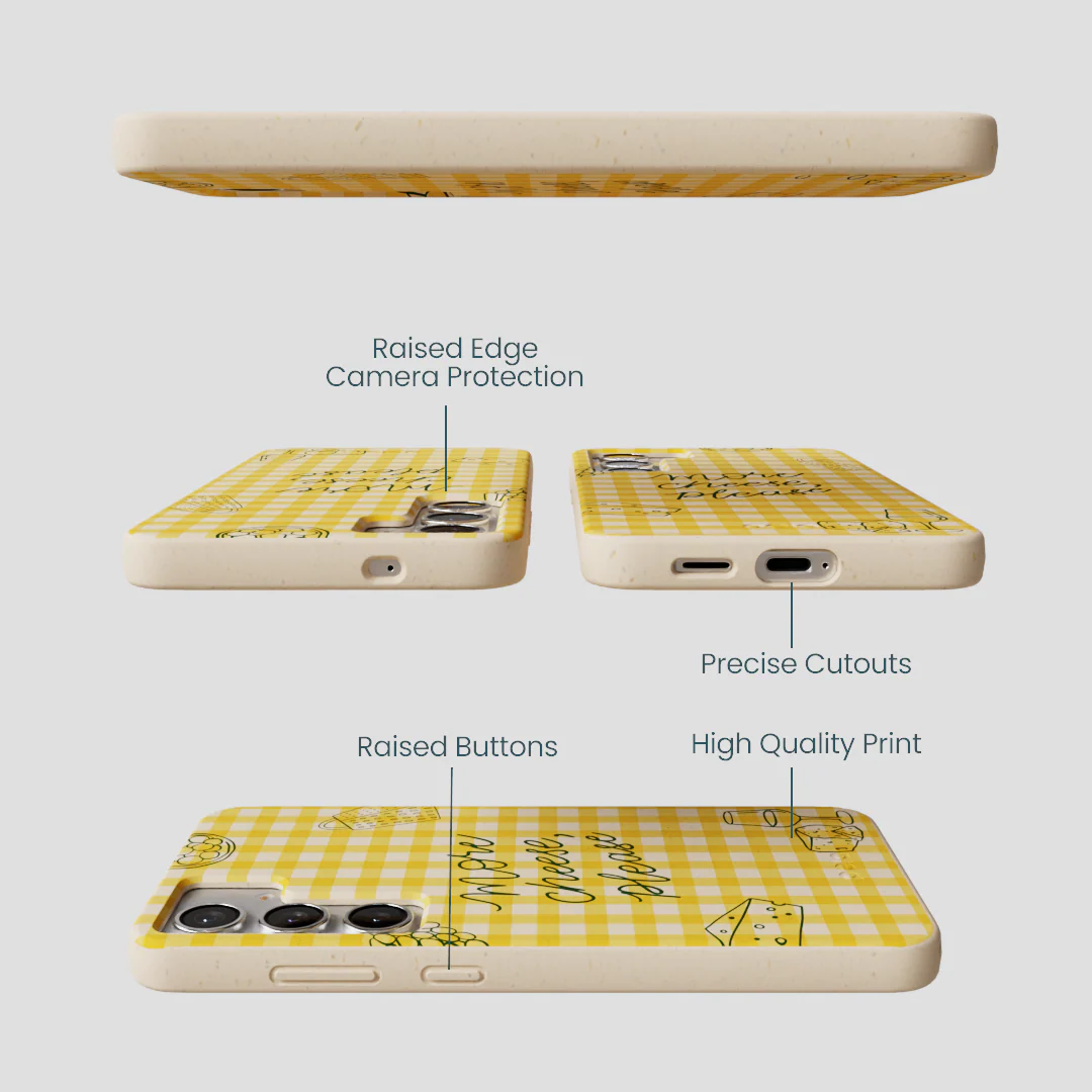 Seashell More Cheese Samsung Galaxy S25+(Plus) Case - Image 3