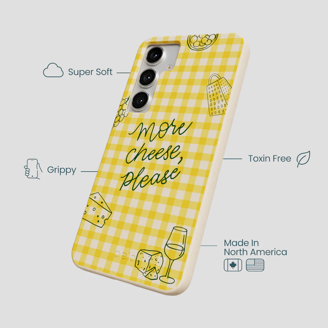 Seashell More Cheese Samsung Galaxy S25+(Plus) Case - Image 4