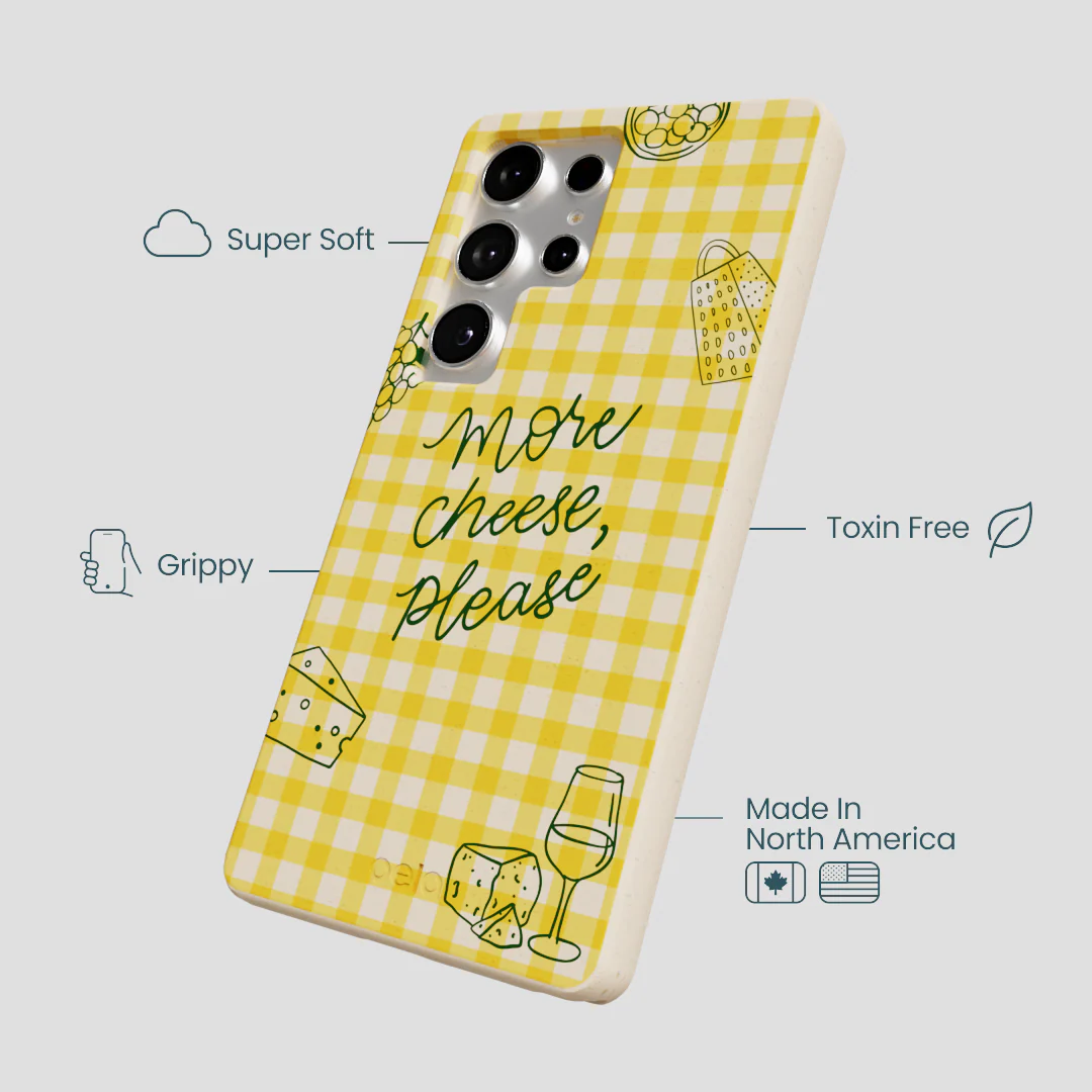 Seashell More Cheese Samsung Galaxy S25 Ultra Case - Image 4