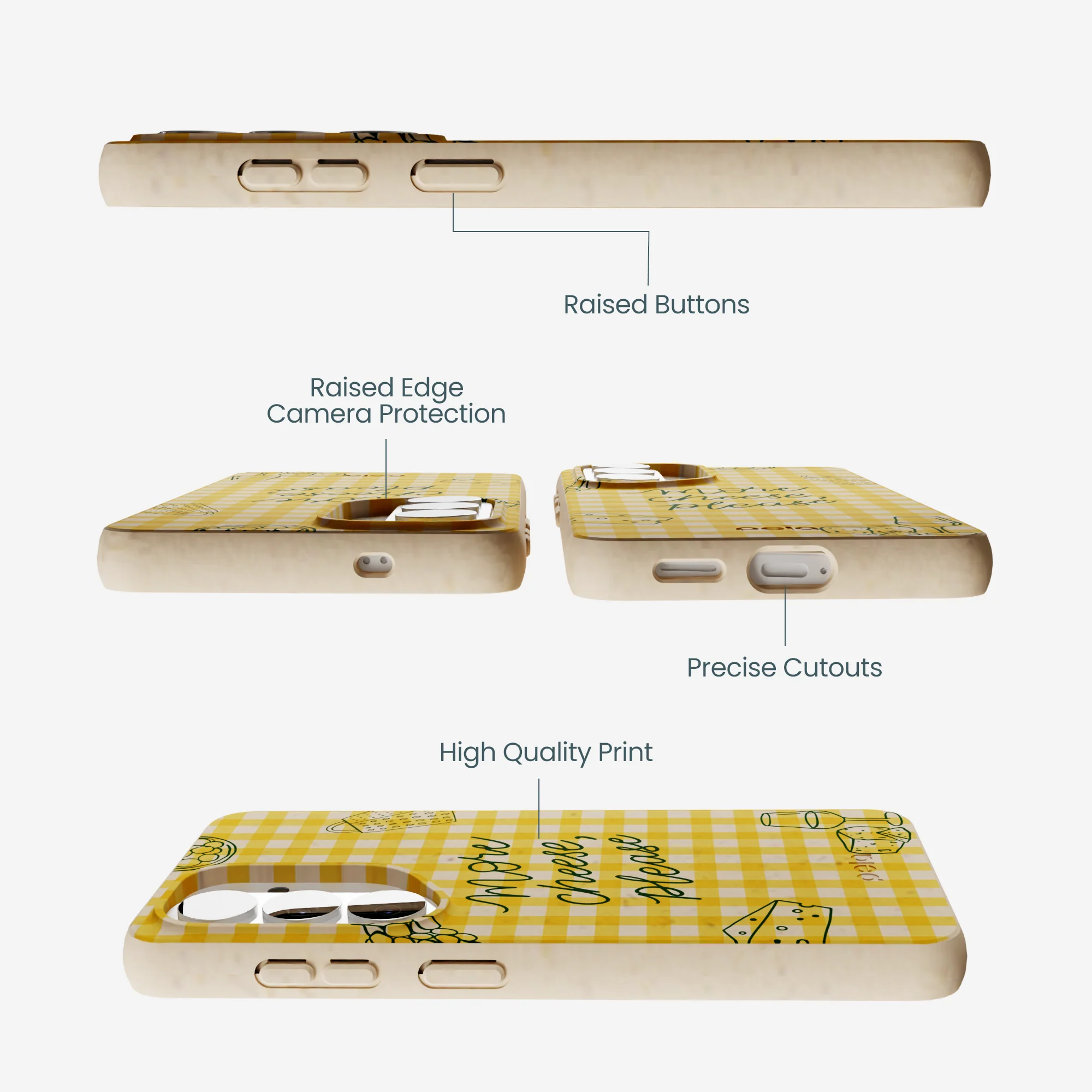 Seashell More Cheese Samsung Galaxy S26 Case - Image 3