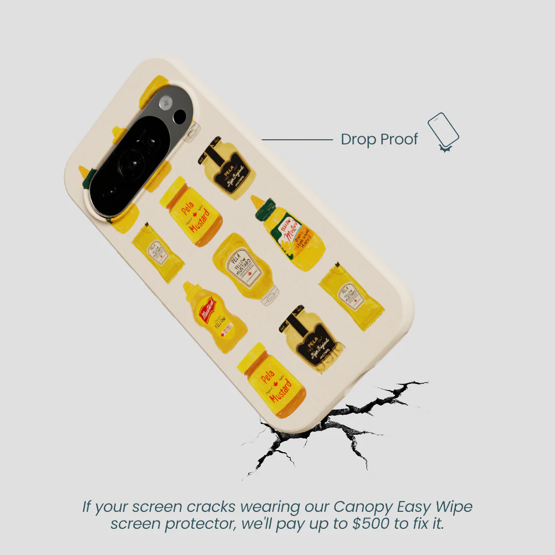 Seashell Mustard Fan Google Pixel 10/10 Pro Case - Image 5