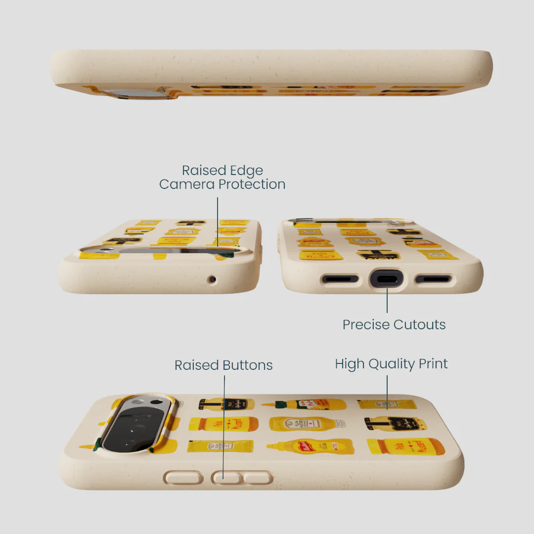 Seashell Mustard Fan Google Pixel 10 Pro XL Case - Image 3