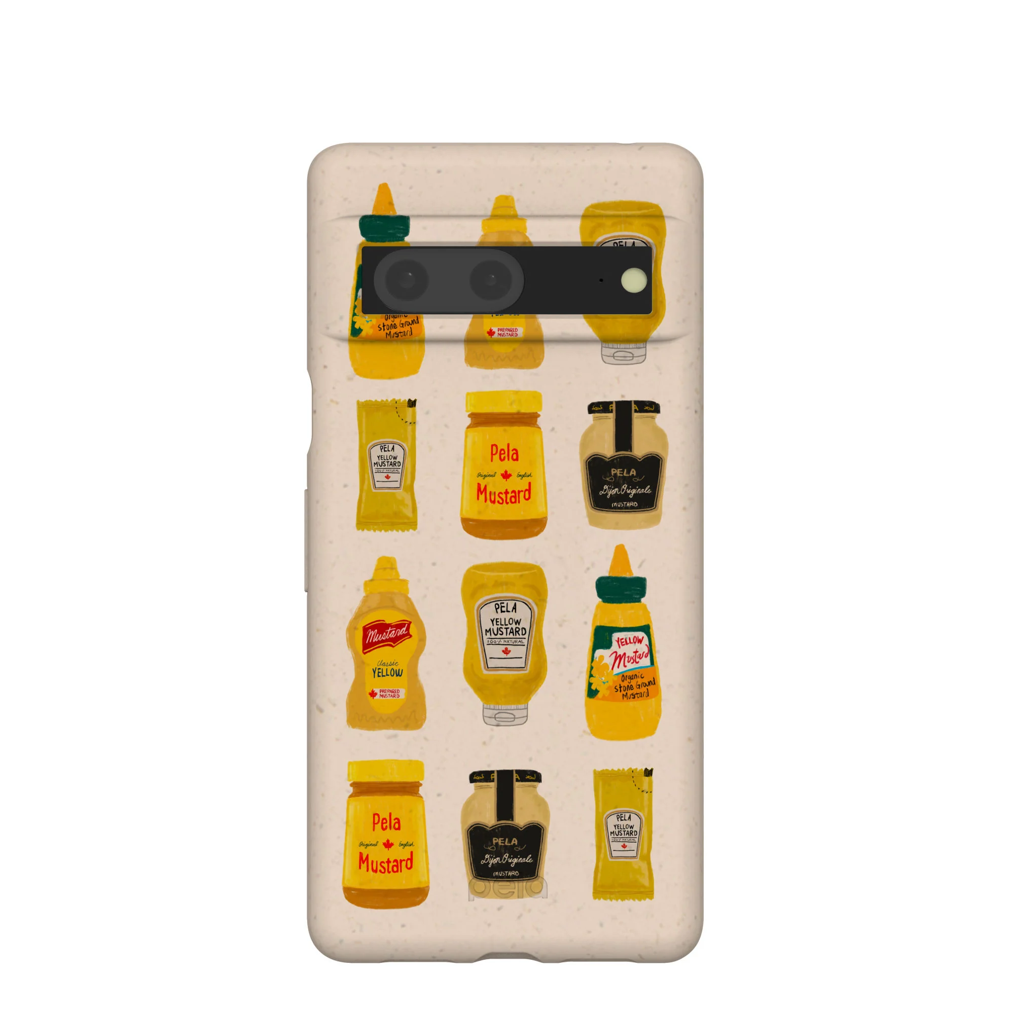 Seashell Mustard Fan Google Pixel 7 Case