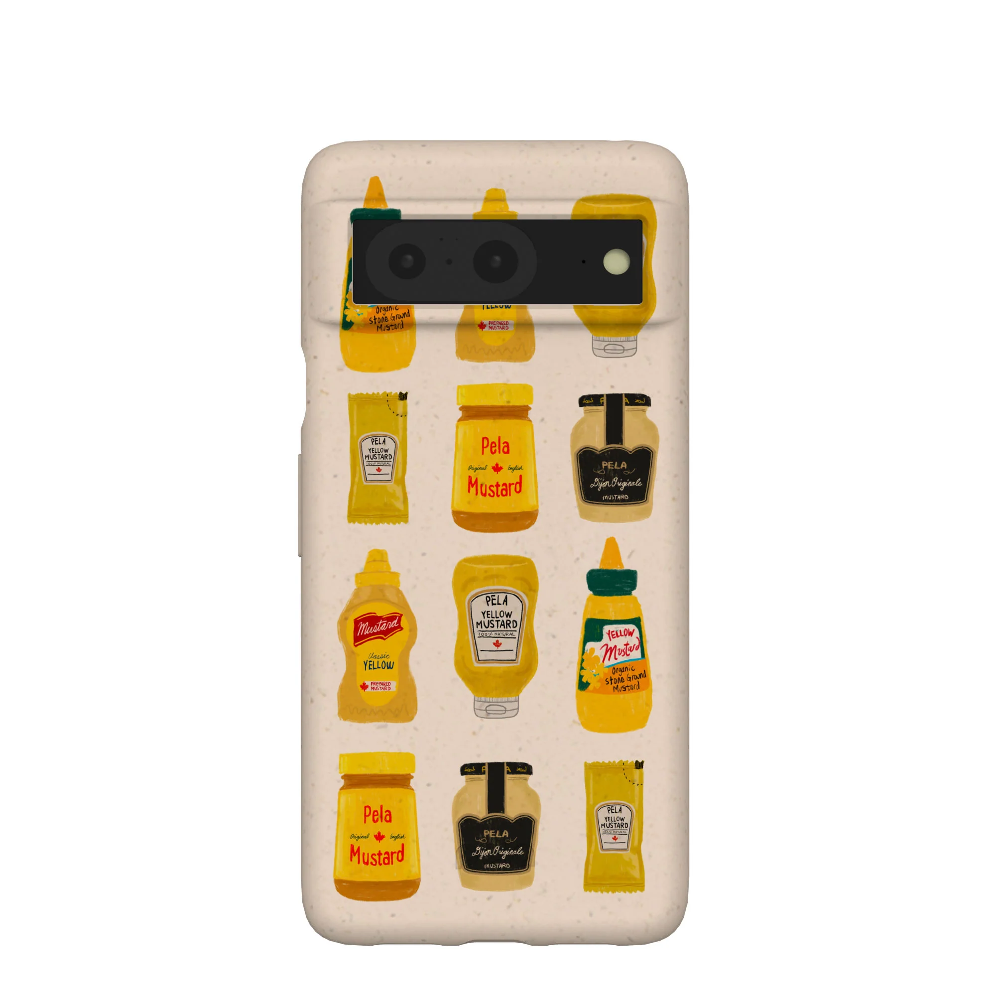 Seashell Mustard Fan Google Pixel 8 Case