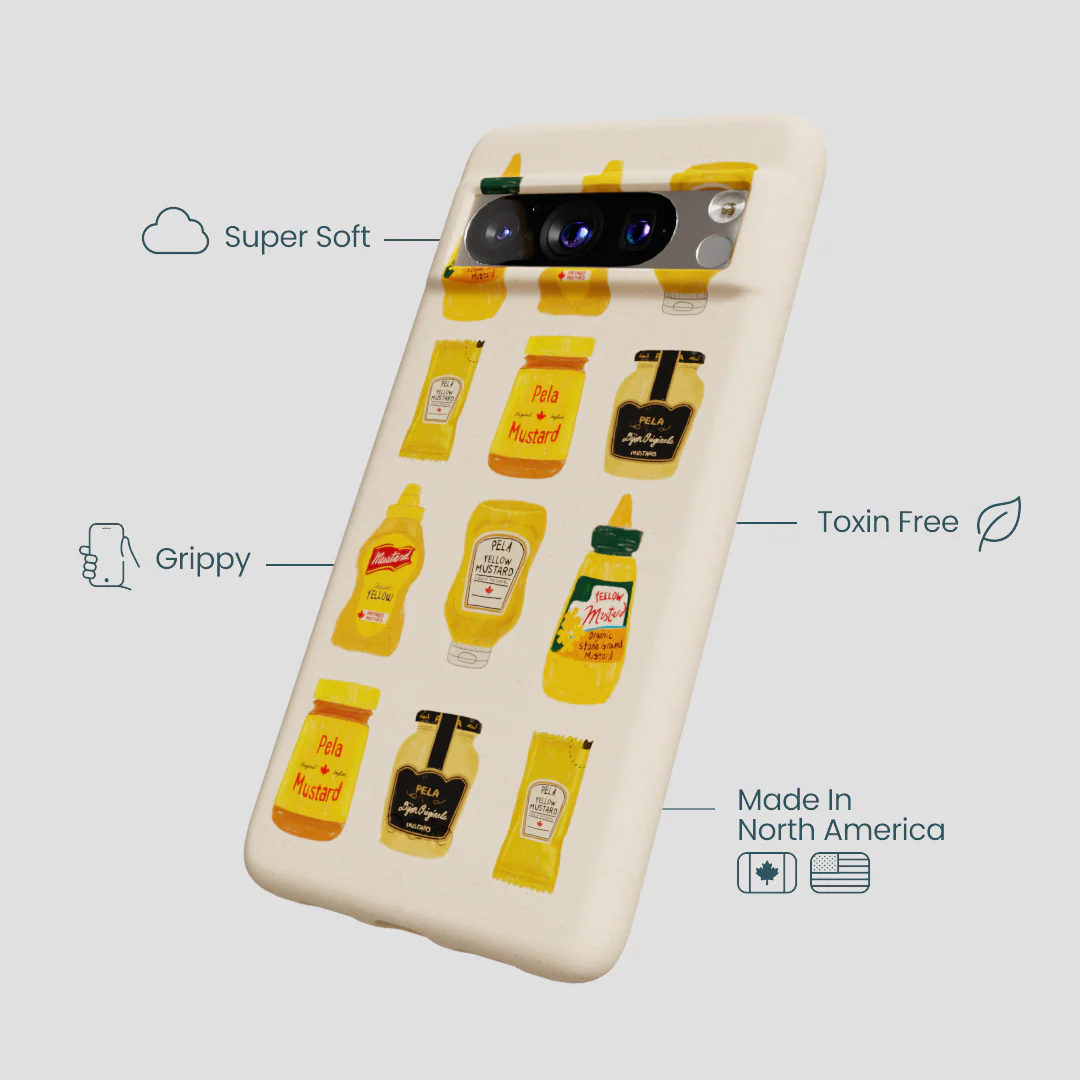 Seashell Mustard Fan Google Pixel 8 Pro Case - Image 4