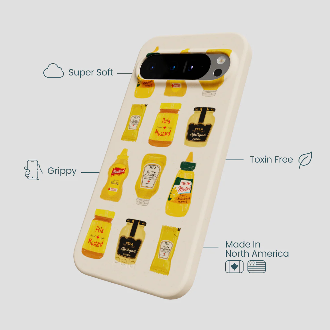 Seashell Mustard Fan Google Pixel 9 Pro XL Case - Image 4