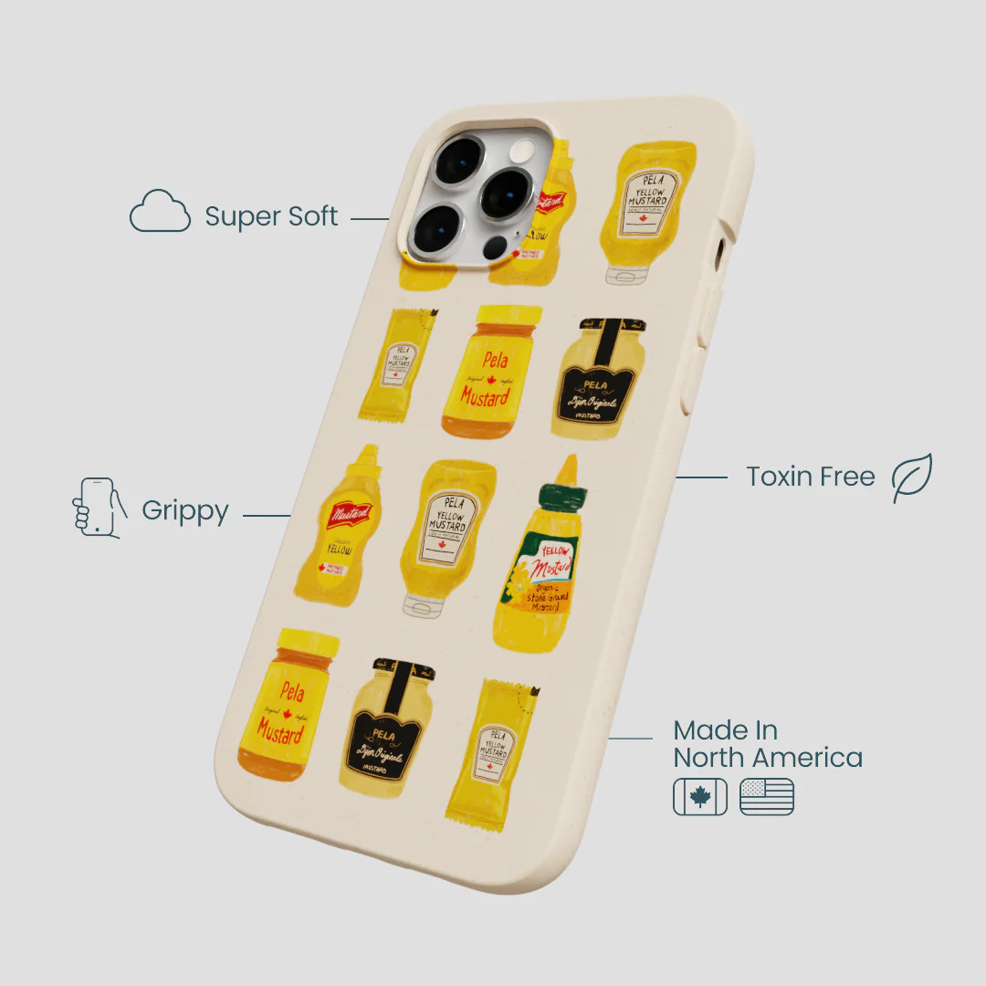 Seashell Mustard Fan iPhone 12 Pro Max Case - Image 4