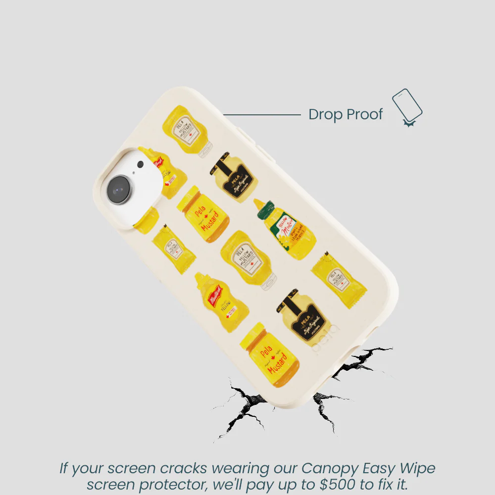 Seashell Mustard Fan iPhone 16e/17e Case - Image 5