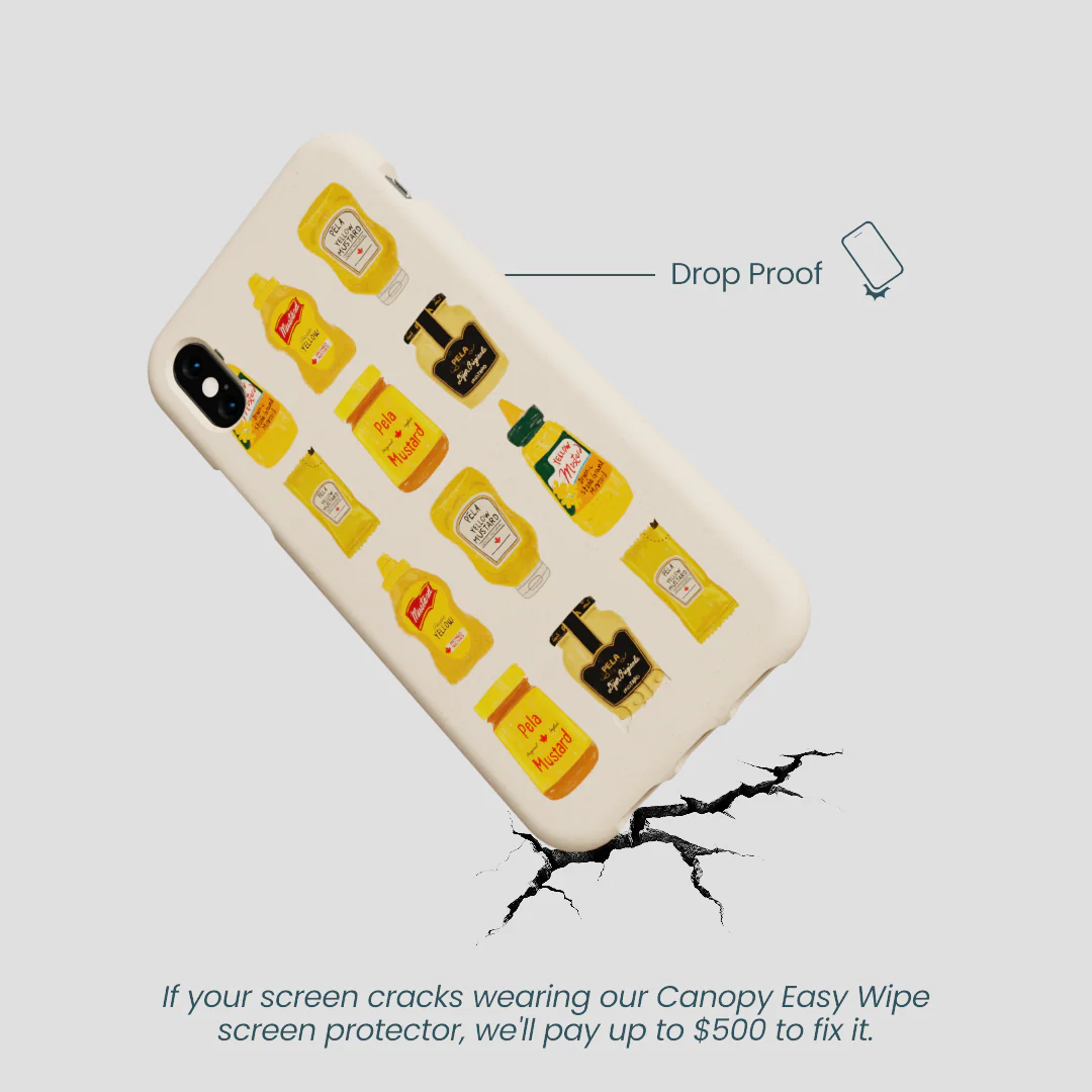 Seashell Mustard Fan iPhone XR Case - Image 5