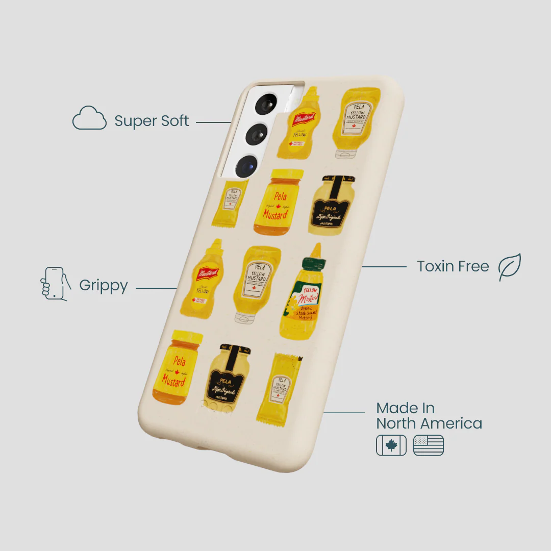 Seashell Mustard Fan Samsung Galaxy S22 Case - Image 4