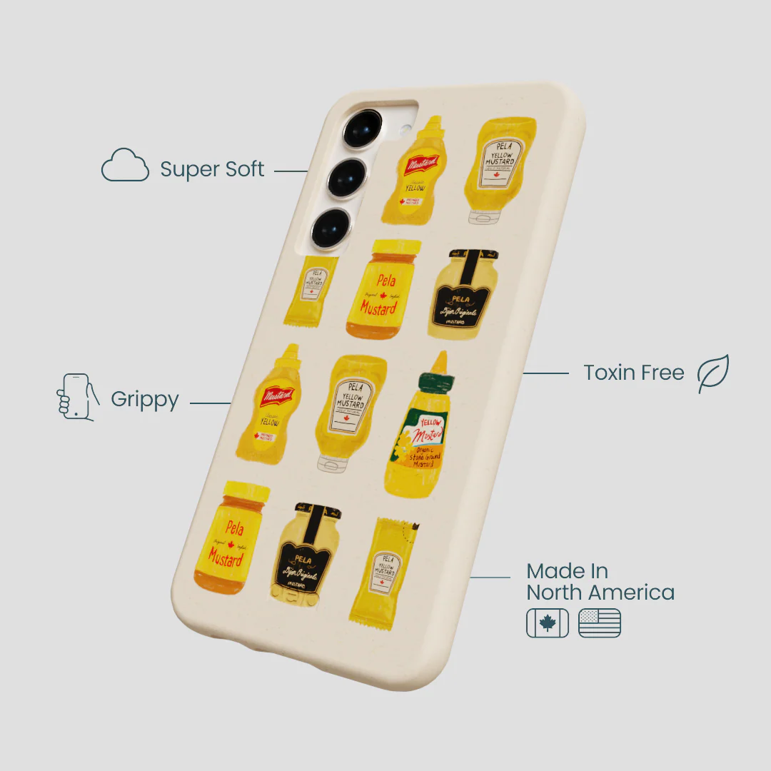 Seashell Mustard Fan Samsung Galaxy S23+(Plus) Case - Image 4