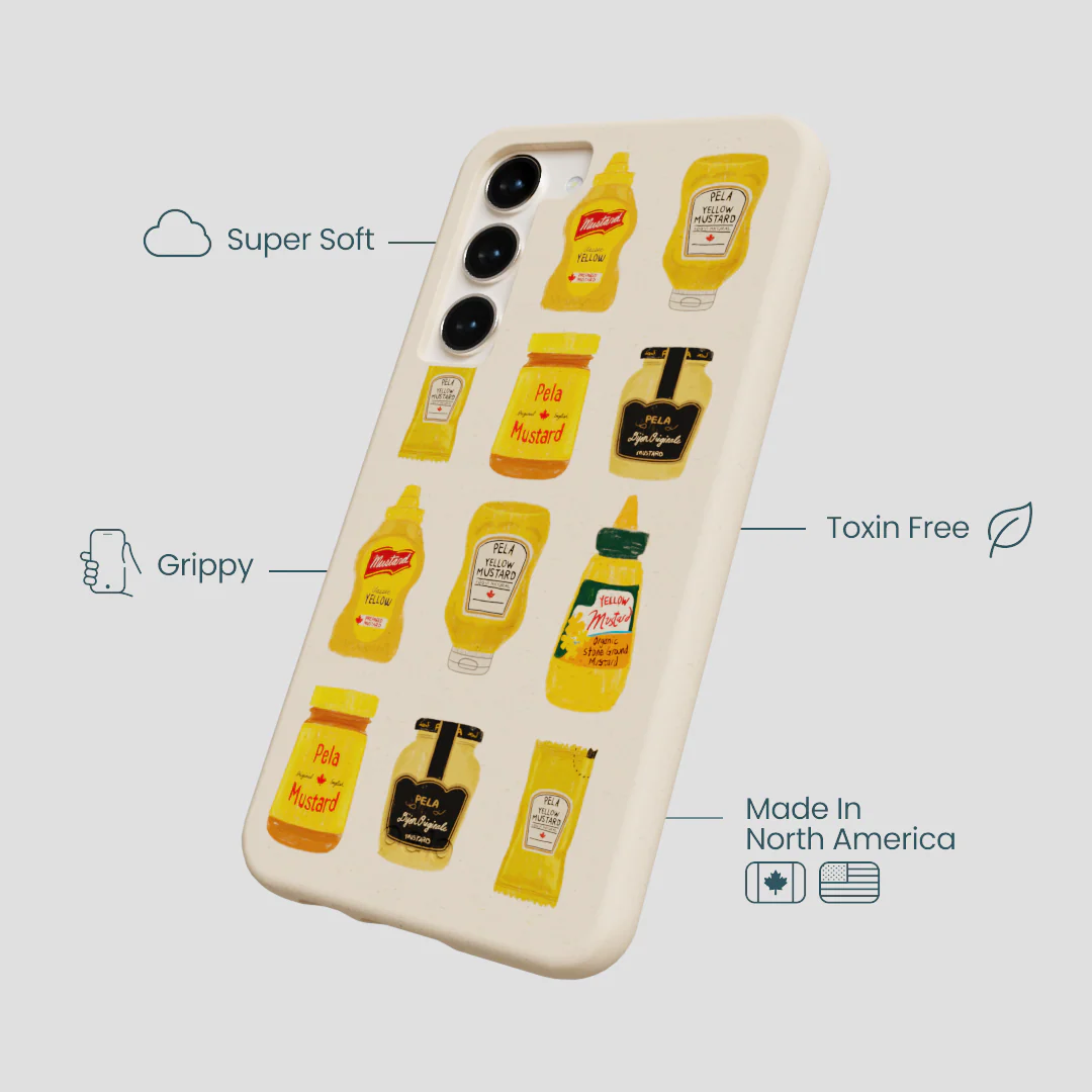 Seashell Mustard Fan Samsung Galaxy S24+(Plus) Case - Image 4