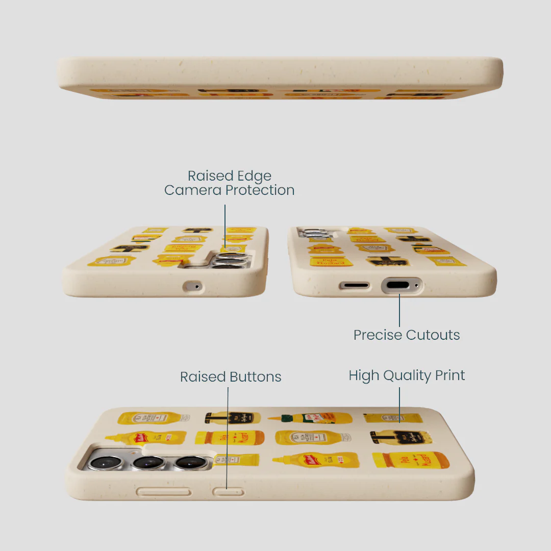Seashell Mustard Fan Samsung Galaxy S25+(Plus) Case - Image 3