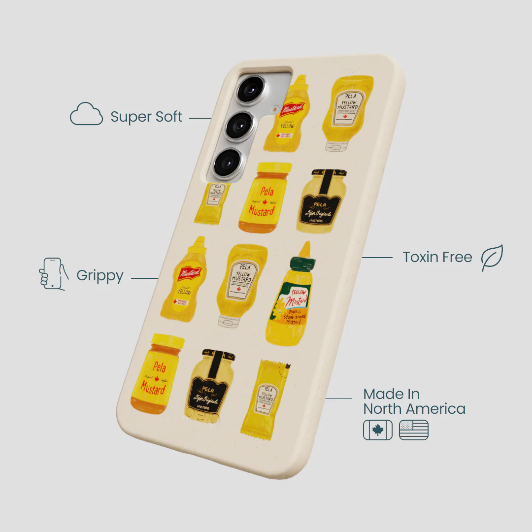 Seashell Mustard Fan Samsung Galaxy S25+(Plus) Case - Image 4