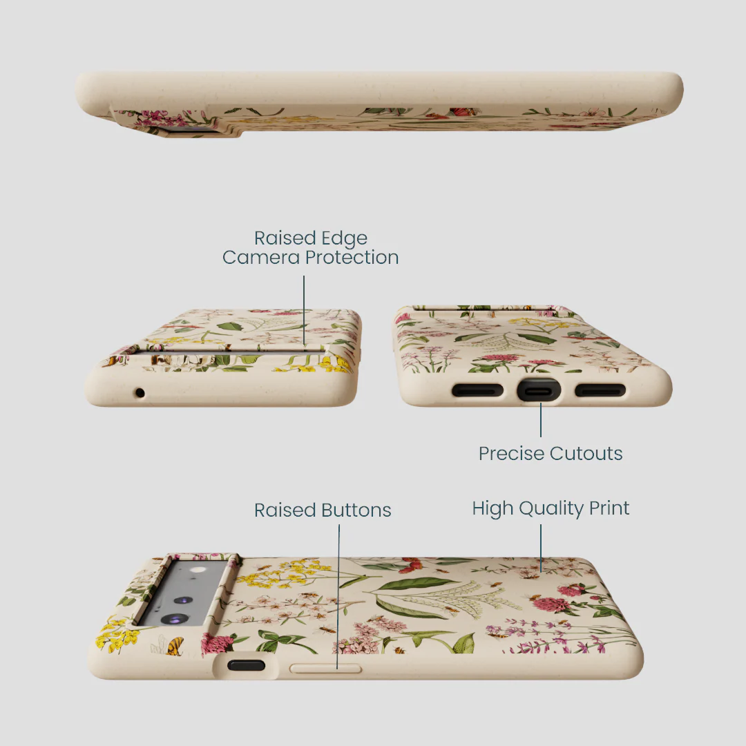 Seashell Nectar and Pollen Google Pixel 6a Case - Image 3