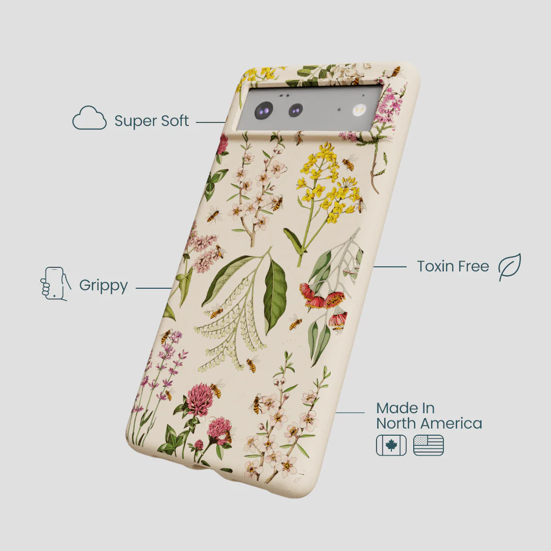 Seashell Nectar and Pollen Google Pixel 6a Case - Image 4