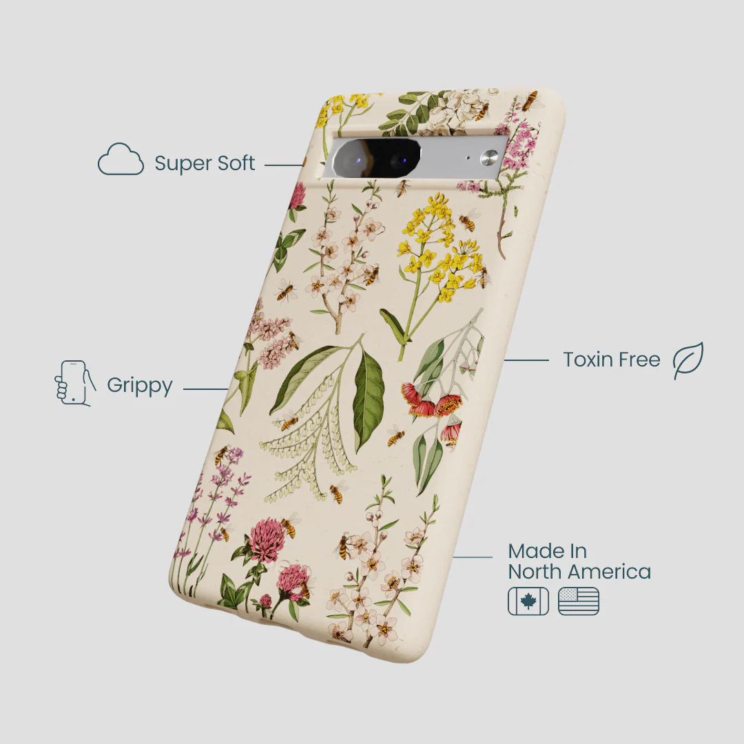 Seashell Nectar and Pollen Google Pixel 7a Case - Image 4