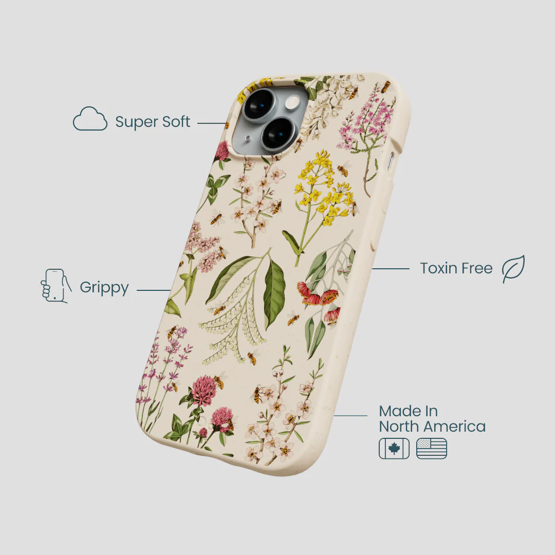 Seashell Nectar and Pollen iPhone 15 Case - Image 4