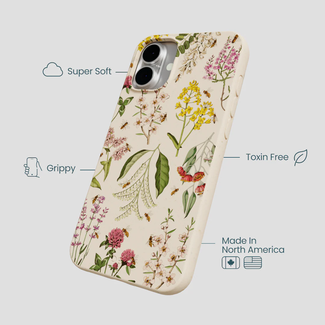 Seashell Nectar and Pollen iPhone 16 Plus Case - Image 4