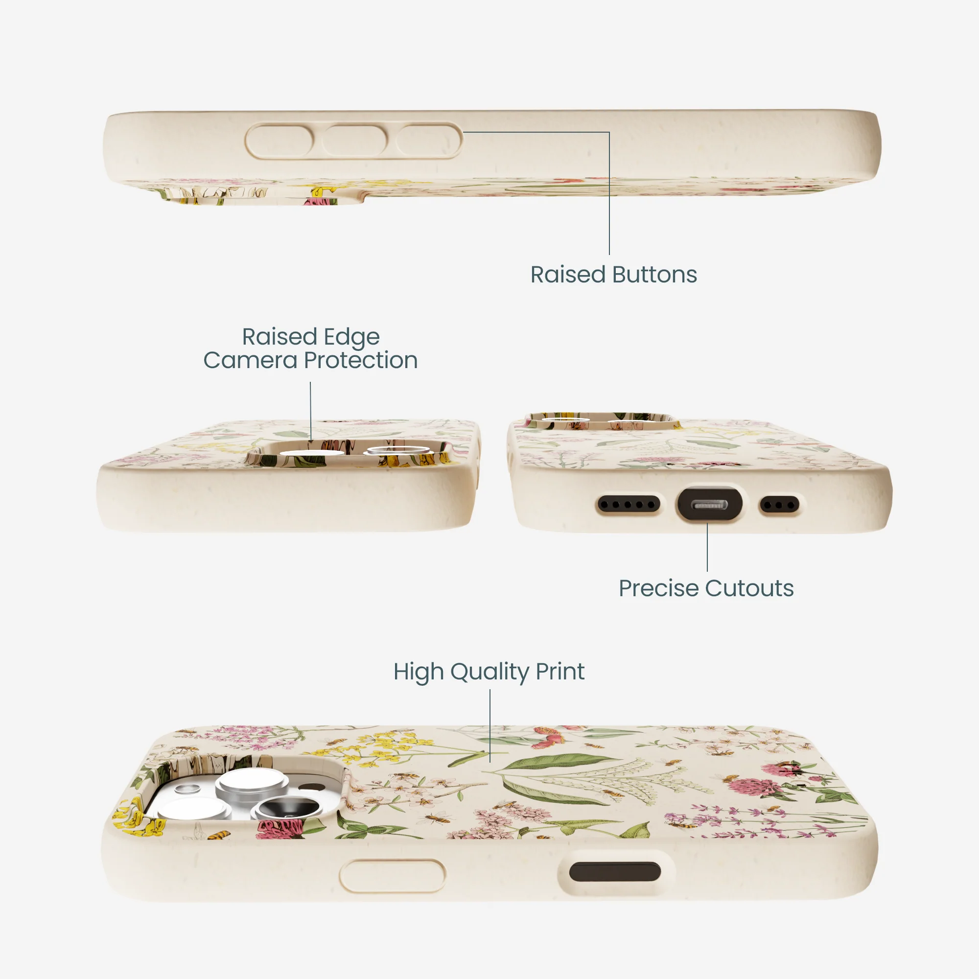 Seashell Nectar and Pollen iPhone 16 Pro Max Case - Image 3