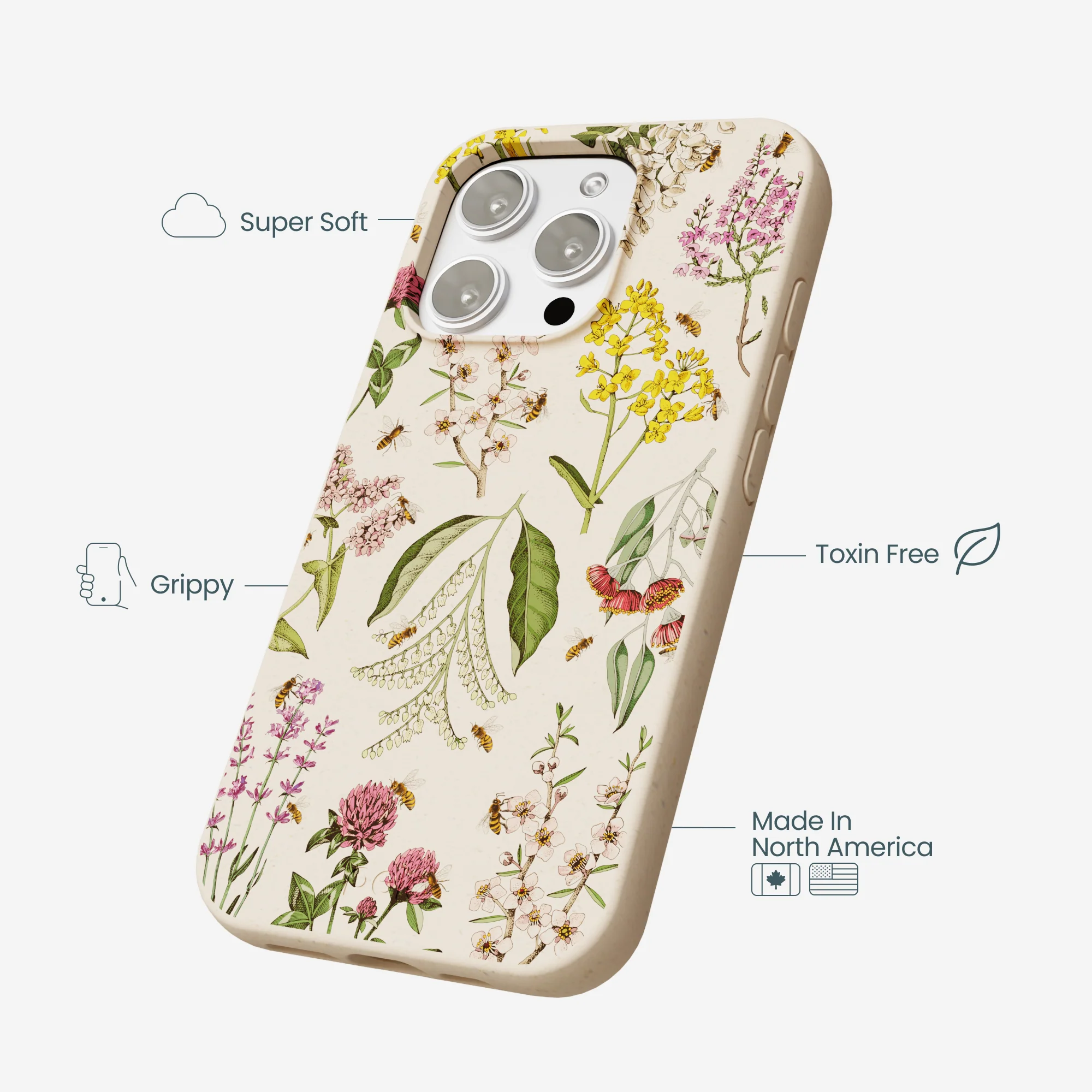 Seashell Nectar and Pollen iPhone 16 Pro Max Case - Image 4